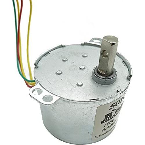 Motor Síncrono AC Bringsmart 110V 1rpm Bajo Ruido 50x38mm