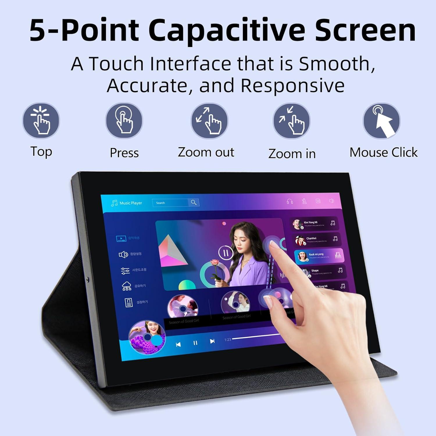 Monitor Portátil 7" iPitBit HDMI 1024x600 con Altavoces