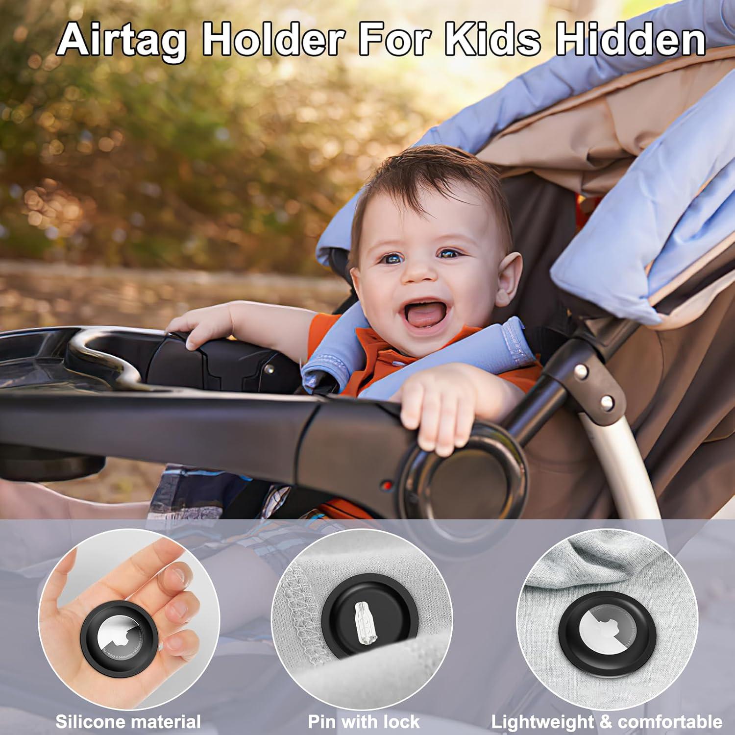 Soporte Oculto para AirTag Apple - Funda Niños 2 Pack