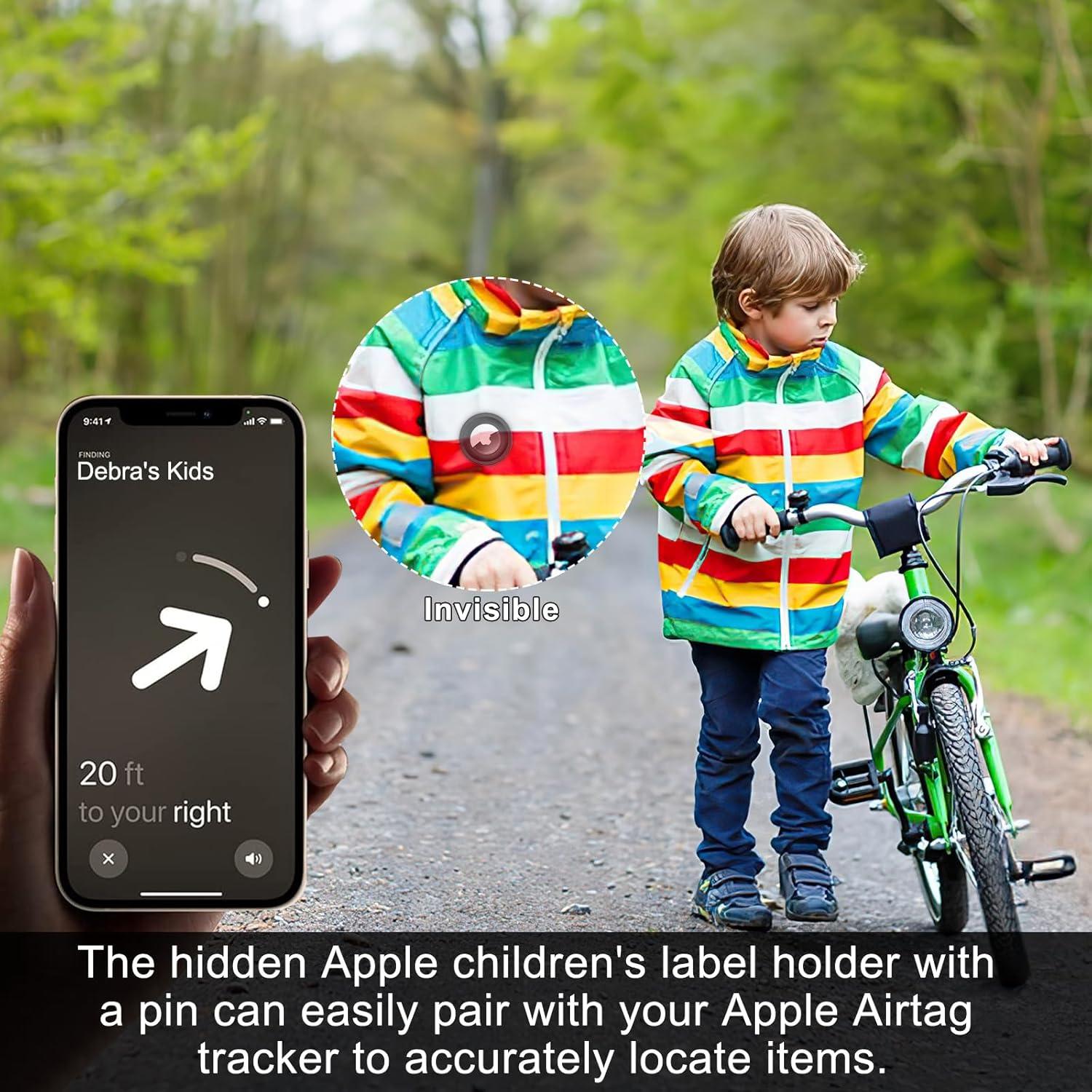 Soporte Oculto para AirTag Apple - Funda Niños 2 Pack