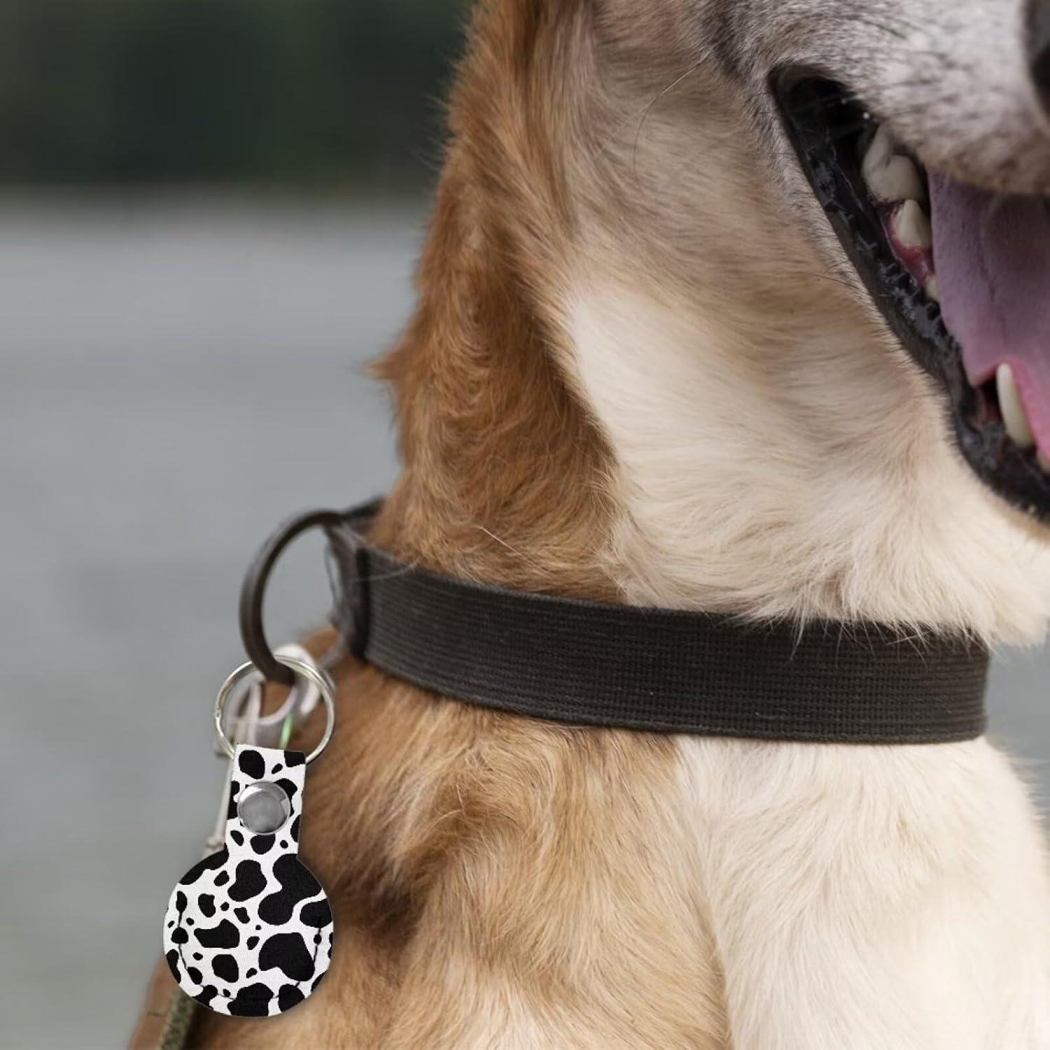 Funda para Rastreador Rnyleeg Diseño Vaca Negro y Blanco