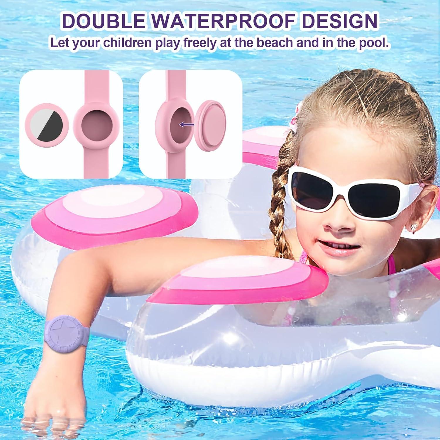 Pulsera Impermeable para AirTag Syslytic Niños 2 Pzas