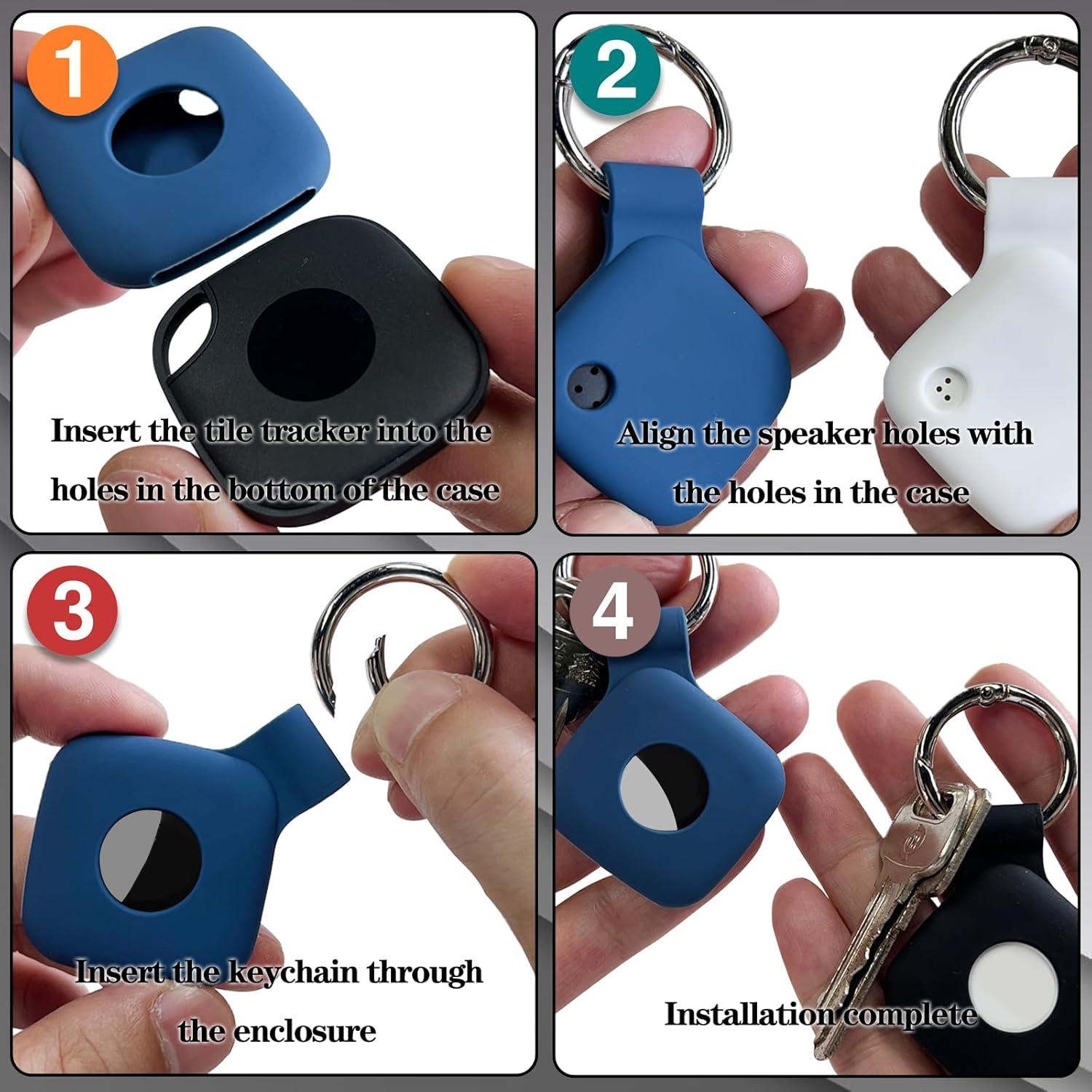 Funda de Silicona Rzttwl para Tile Mate 2022 2024 - 2 Paquetes