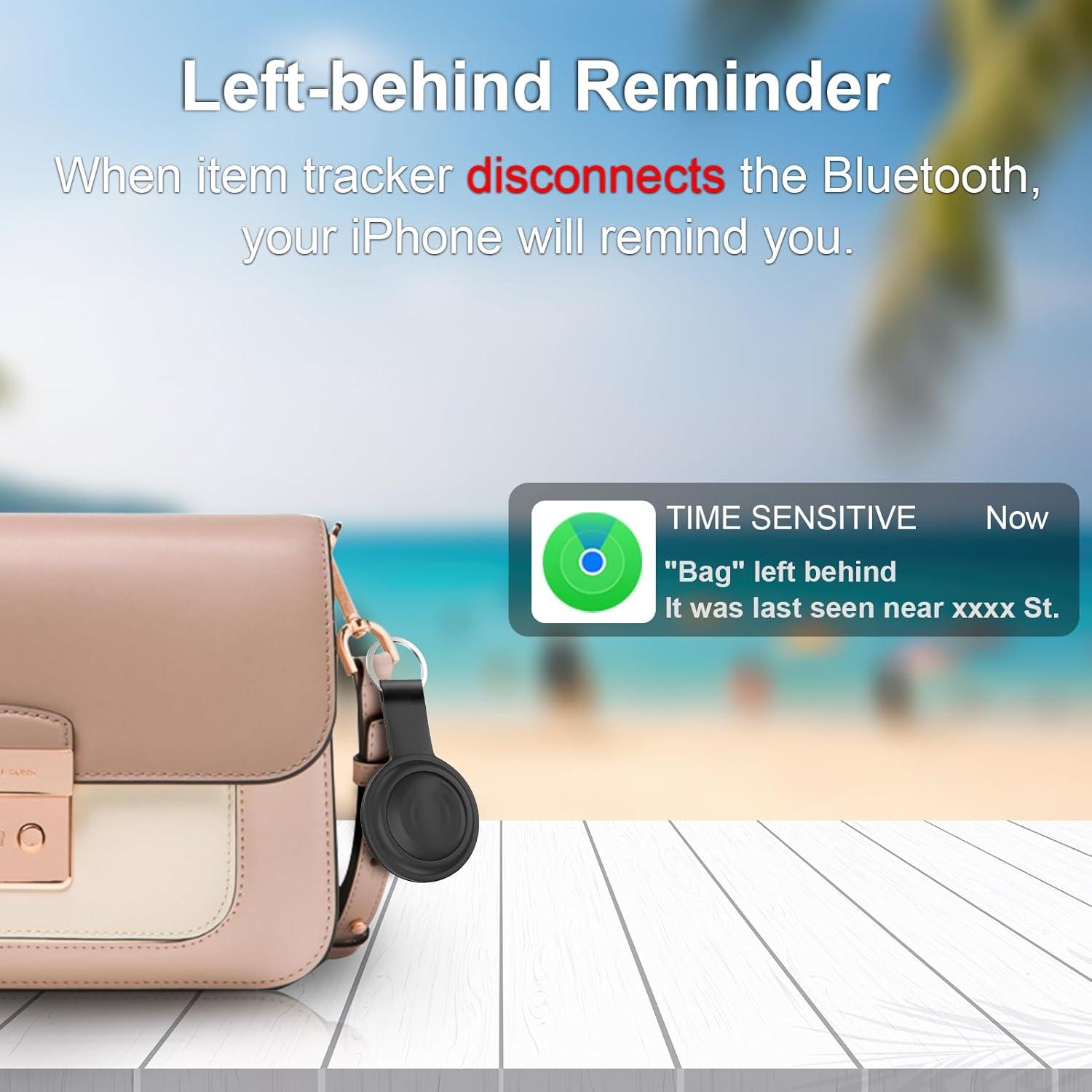 Paquete de 4 Etiquetas Localizadoras Golden Bunny - MiniTag Negro