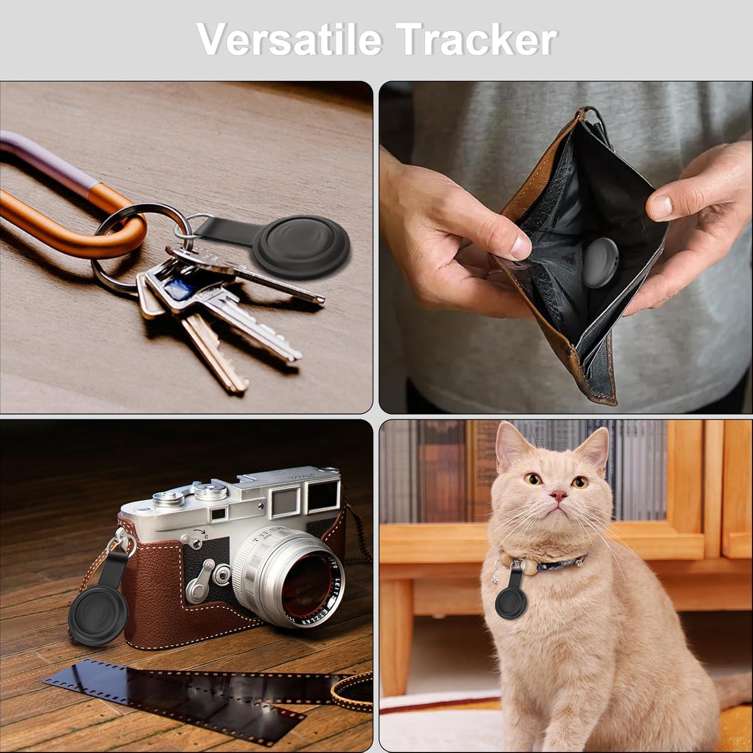 Paquete de 4 Etiquetas Localizadoras Golden Bunny - MiniTag Negro