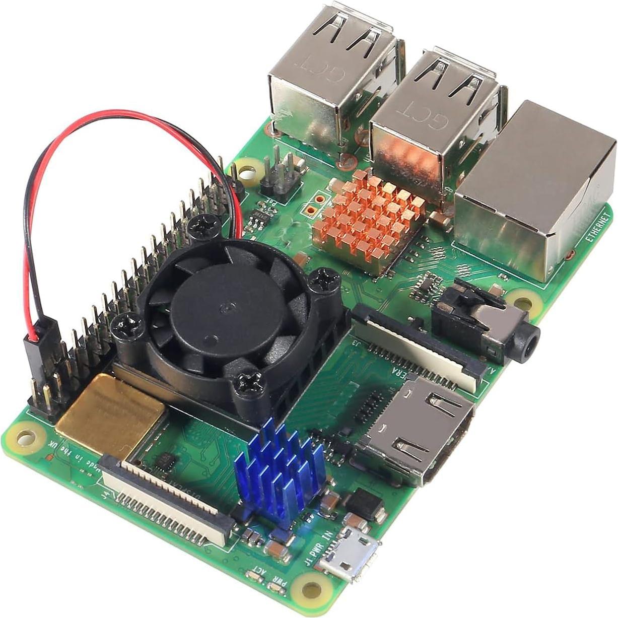 Caja de Aluminio para Raspberry Pi 3 B+ con Ventilador