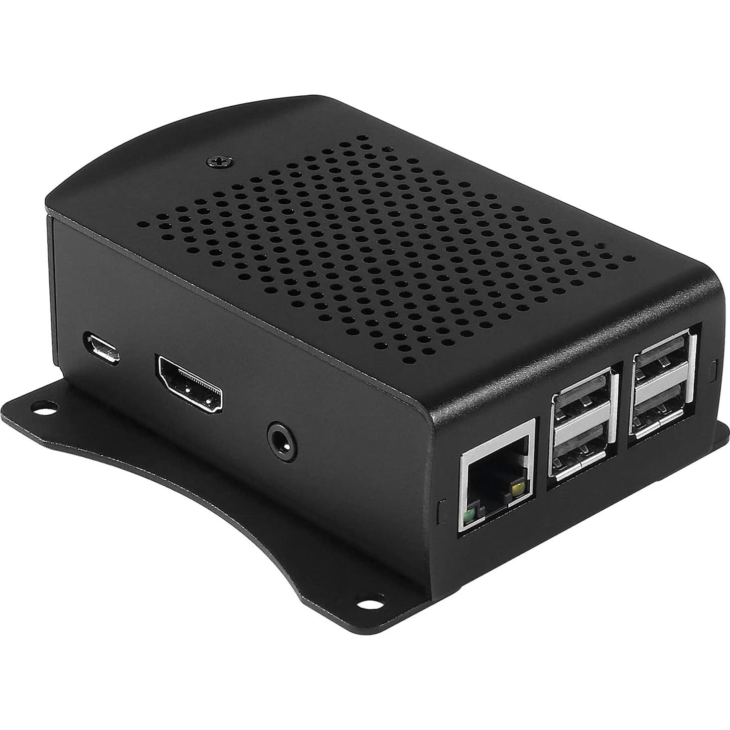 Caja de Aluminio para Raspberry Pi 3 B+ con Ventilador