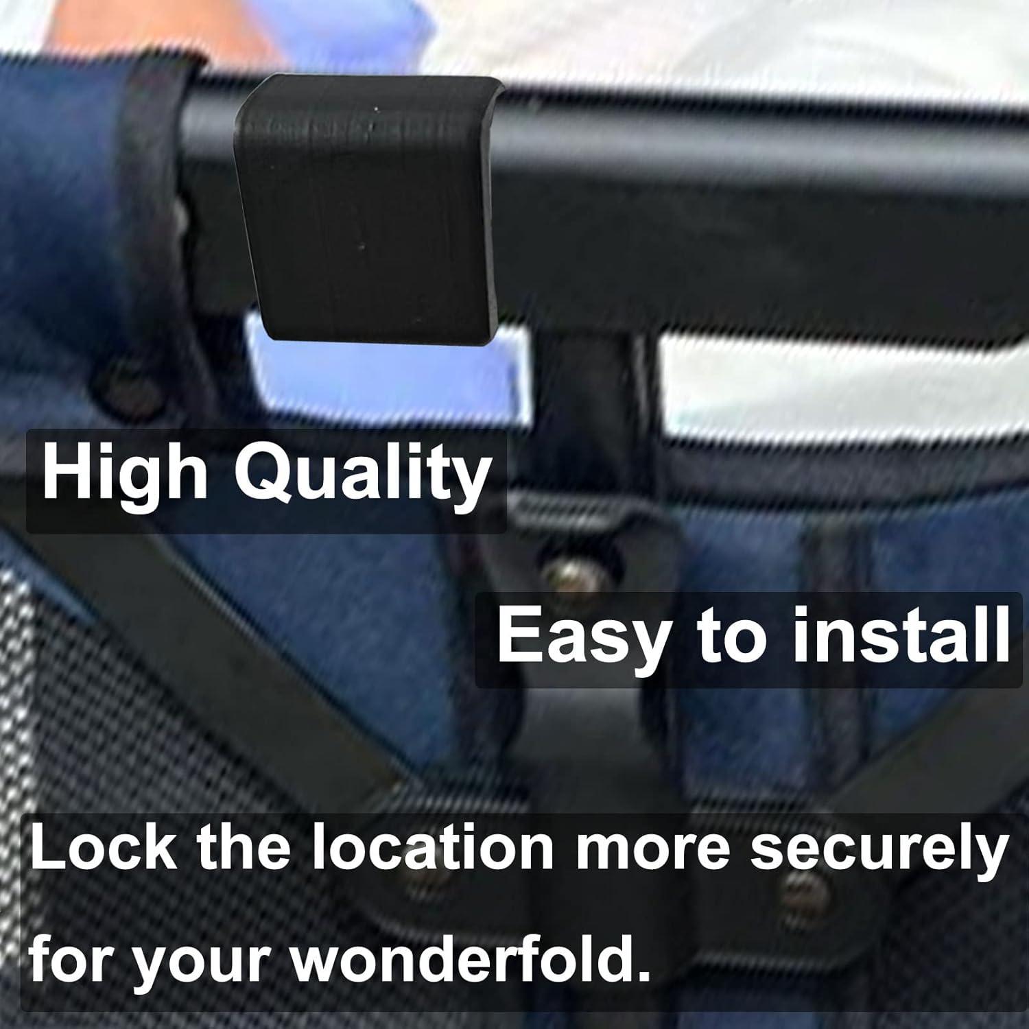 Clip Soporte PIAOLGYI para AirTag en Carro Wonderfold Negro