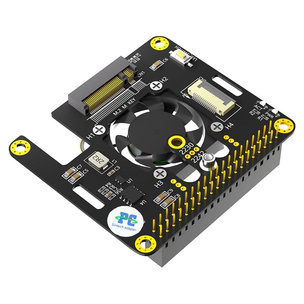 Adaptador PCIe 3 en 1 Sintech M.2 NVMe para Raspberry Pi 5