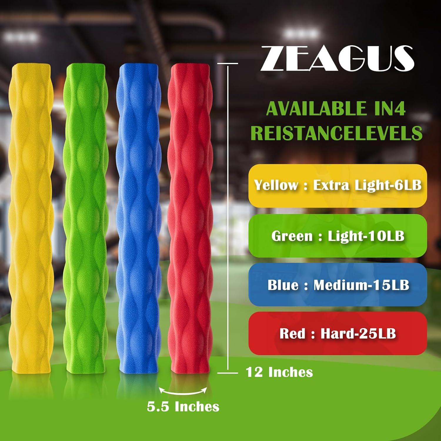 Barra de Resistencia ZEAGUS para Terapia Física 4.5-11.3 kg