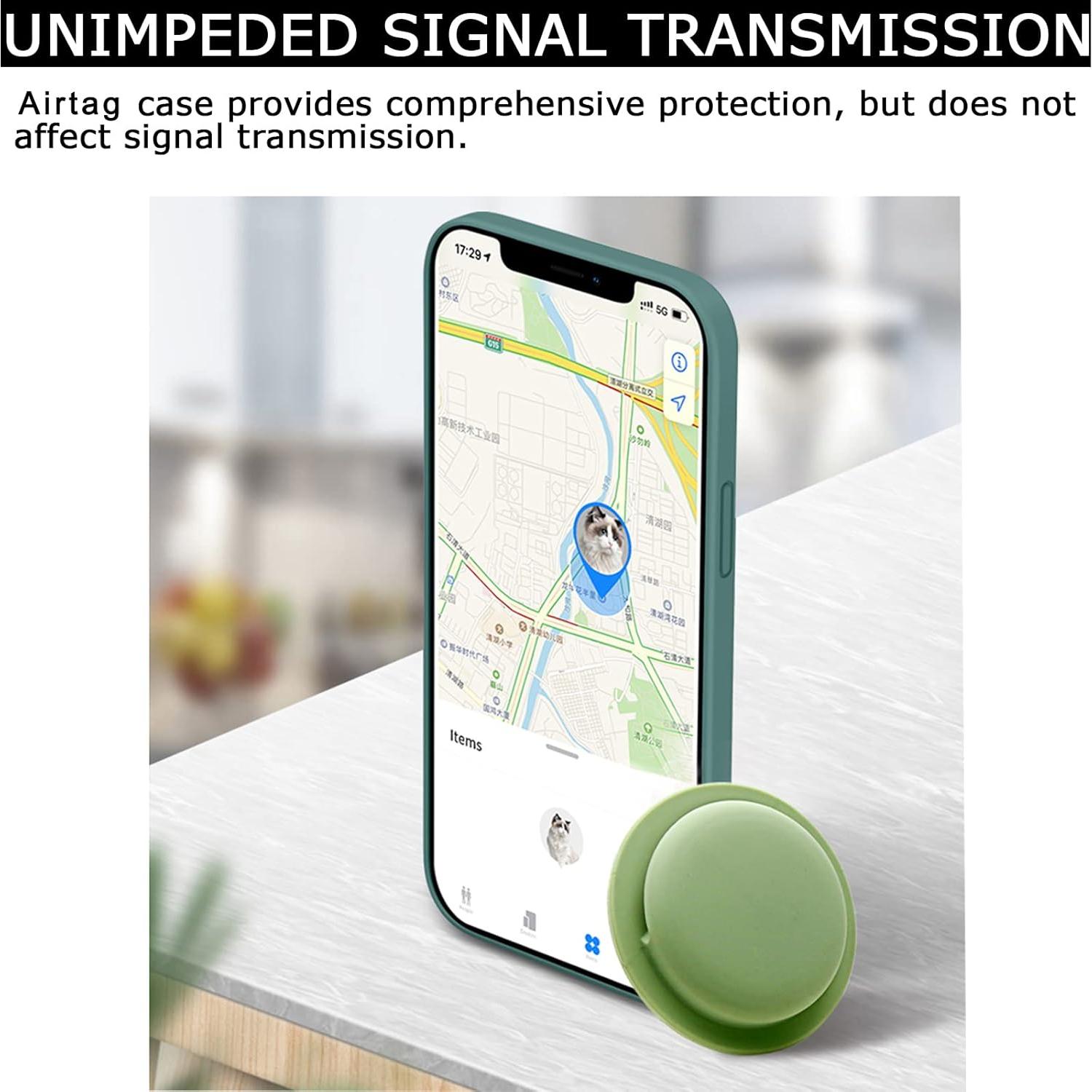 Funda Silicona para Apple AirTag 10 Colores Resistente