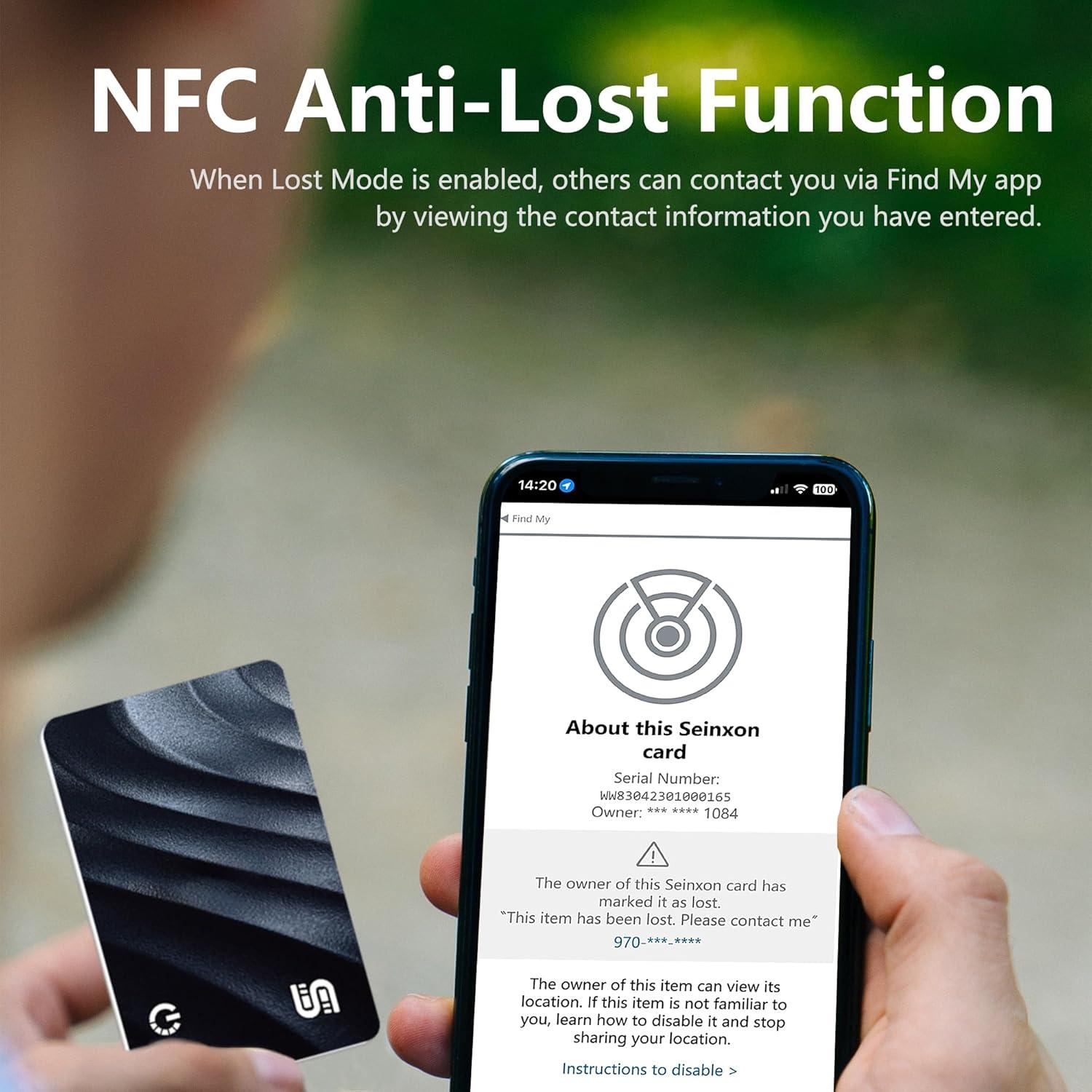 Rastreador Bluetooth Seinxon Elite Slim Carga Inalámbrica IP68