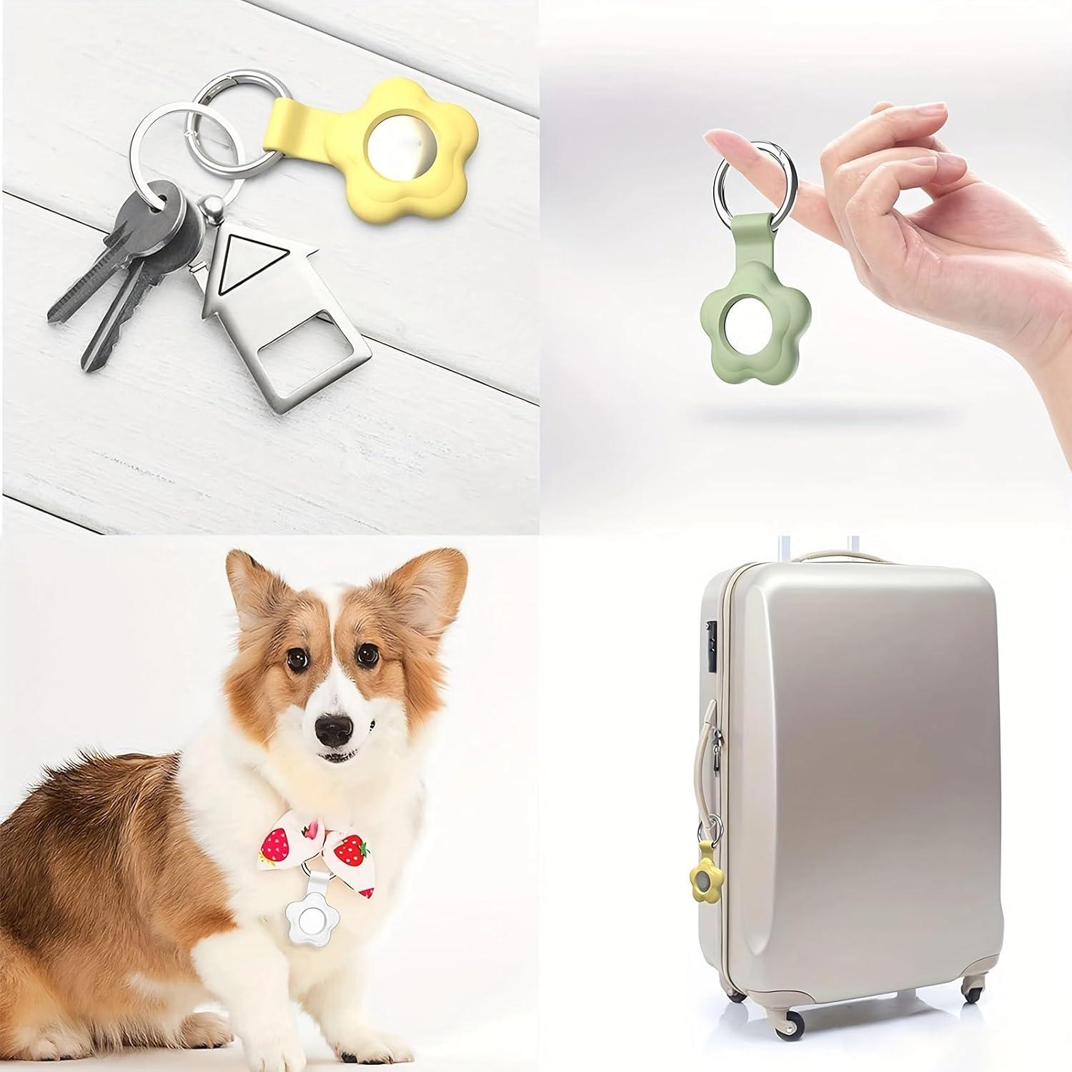 Funda de Silicona para AirTag 25°Ya - Paquete de 4 Colores