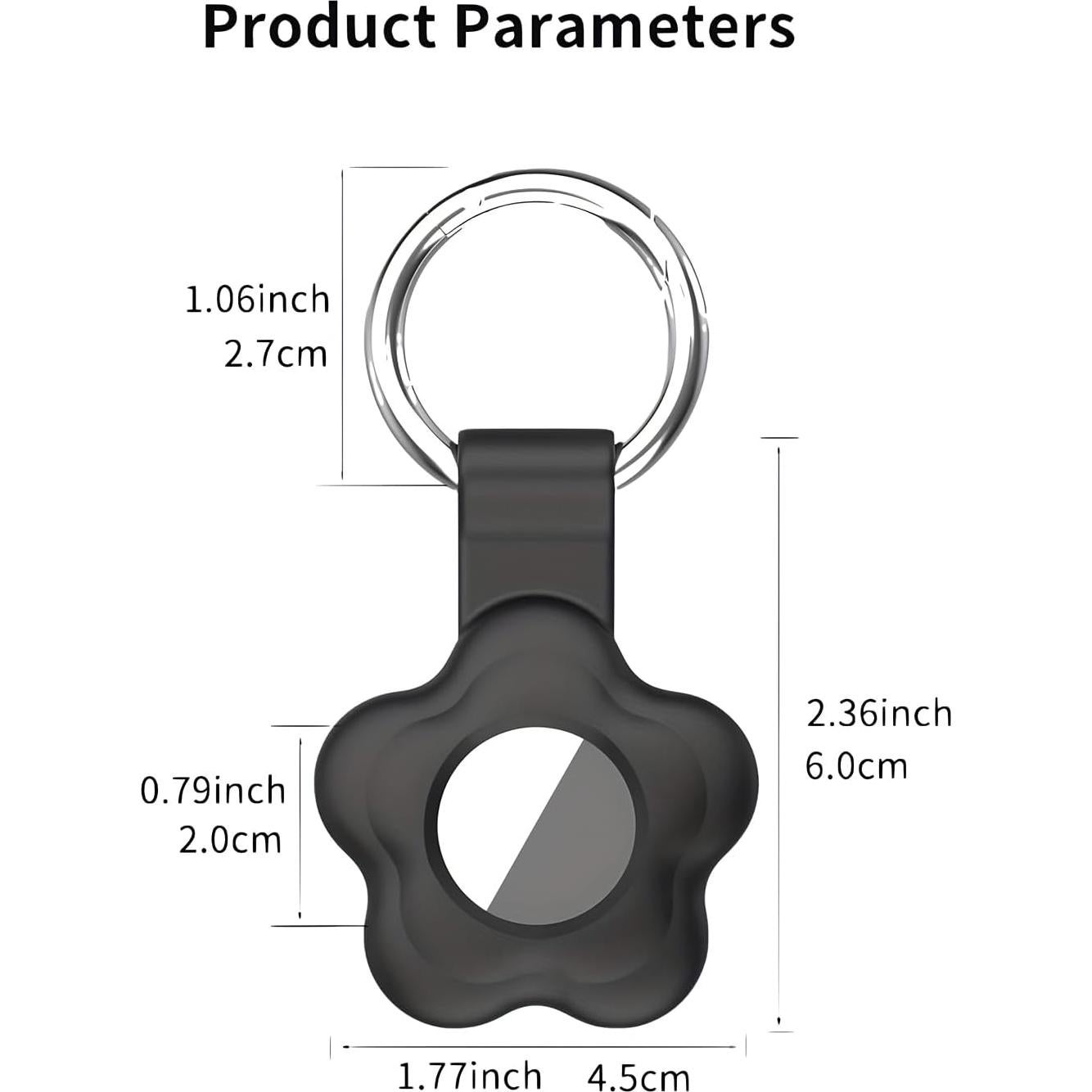 Funda de Silicona para AirTag 25°Ya - Paquete de 4 Colores