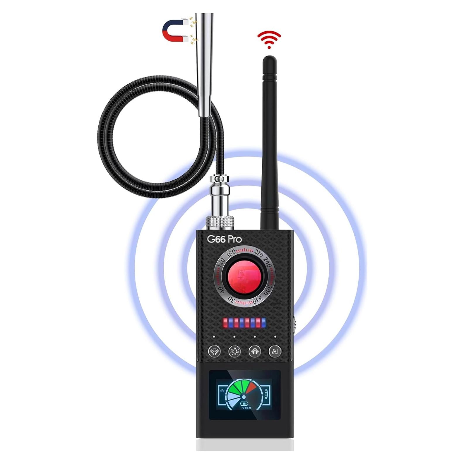 Detector de Cámara Oculta JAXTIN G66 Pro con Escaneo AI