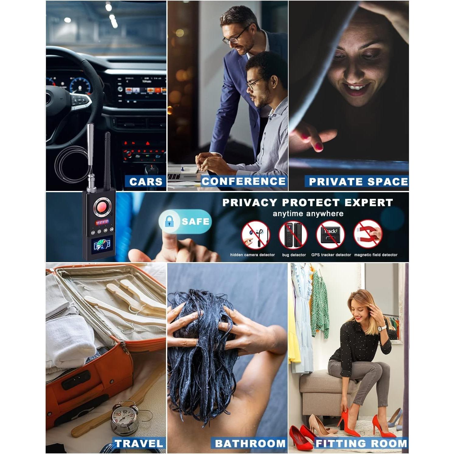 Detector de Cámara Oculta JAXTIN G66 Pro con Escaneo AI