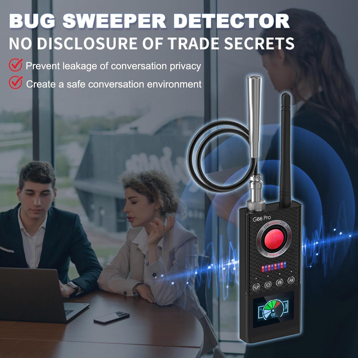 Detector de Cámara Oculta JAXTIN G66 Pro con Escaneo AI