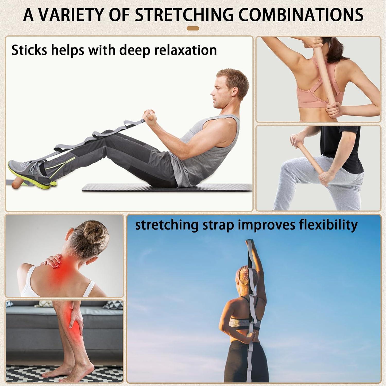 Correa de Estiramiento Teamaze JWKF0507ZH 198x4cm Negro