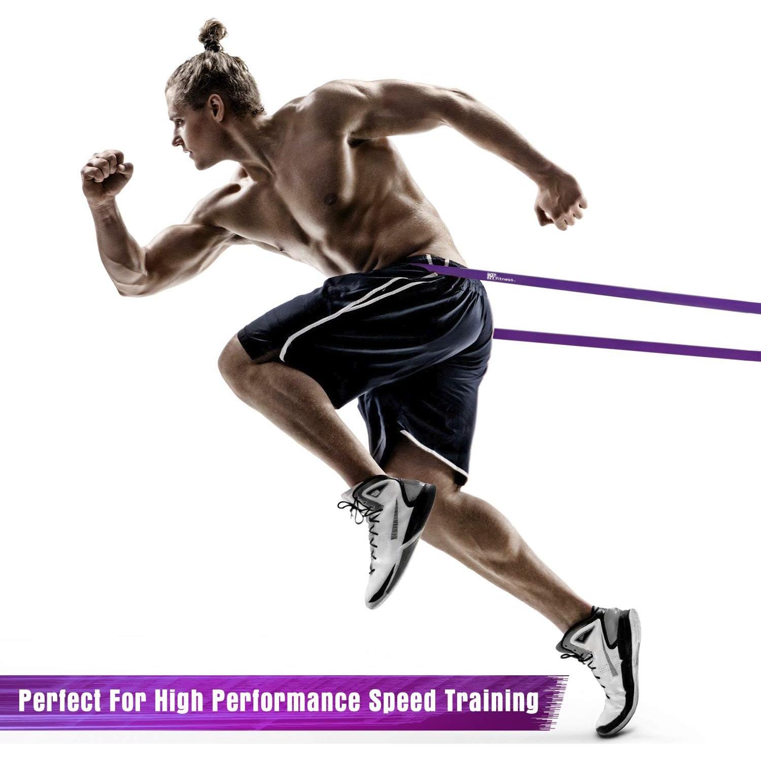 Conjunto de Bandas de Resistencia XPRT Fitness - 5 Niveles - Negro