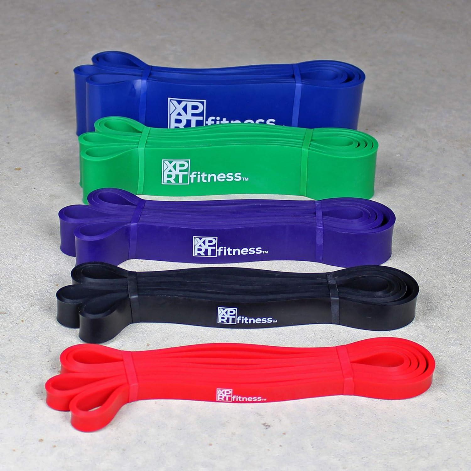 Conjunto de Bandas de Resistencia XPRT Fitness - 5 Niveles - Negro