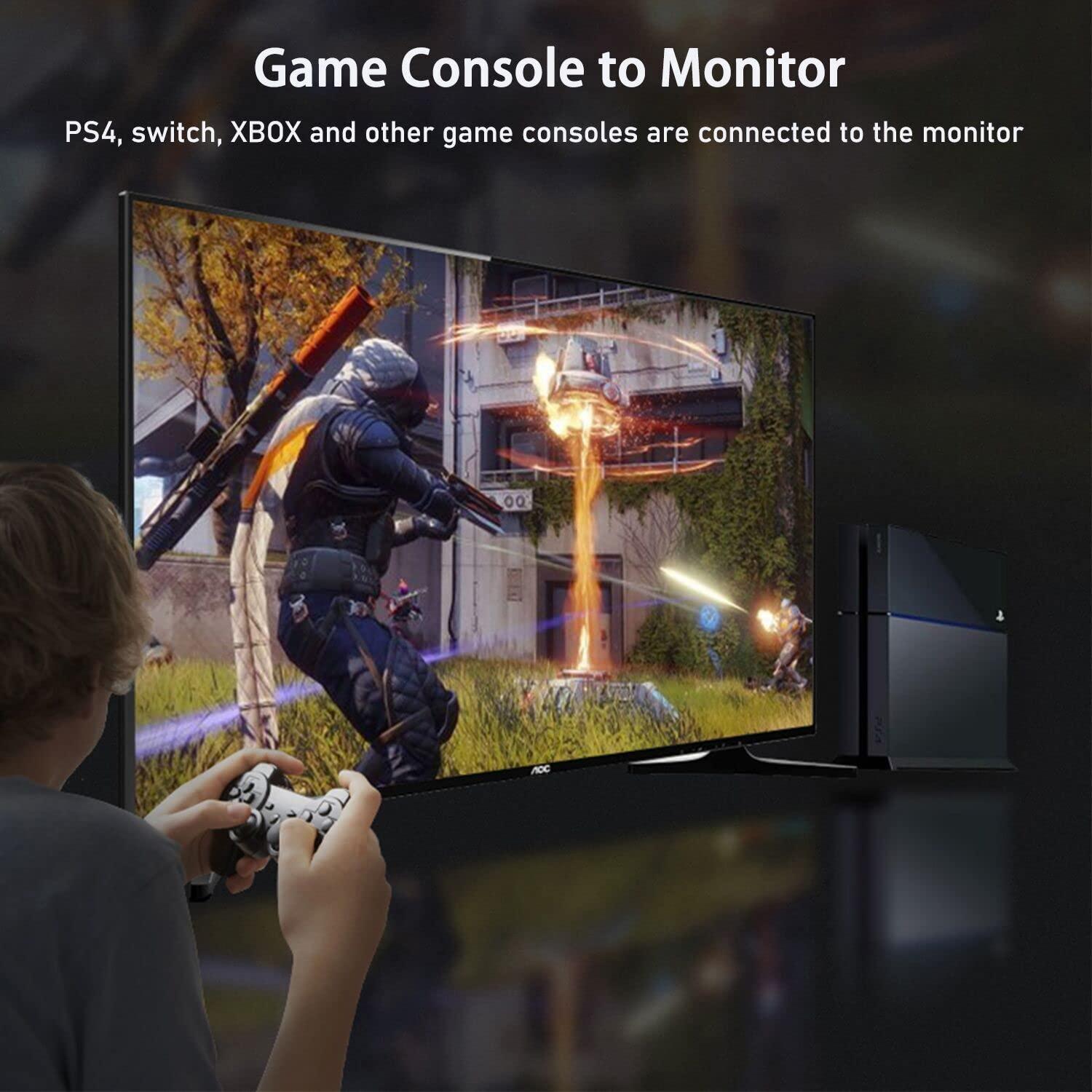 Cable HDMI a VGA 1.83m AKWOR Unidireccional Macho a Macho