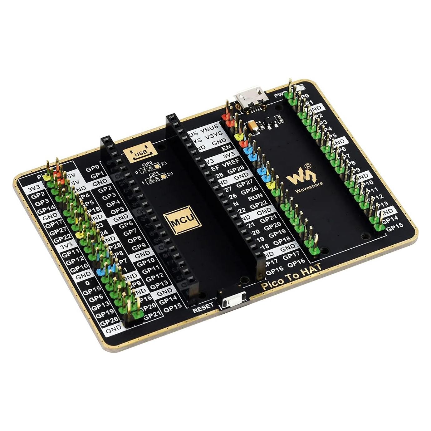 Expansor GPIO Waveshare para Raspberry Pi Pico 40PIN 2x20PIN