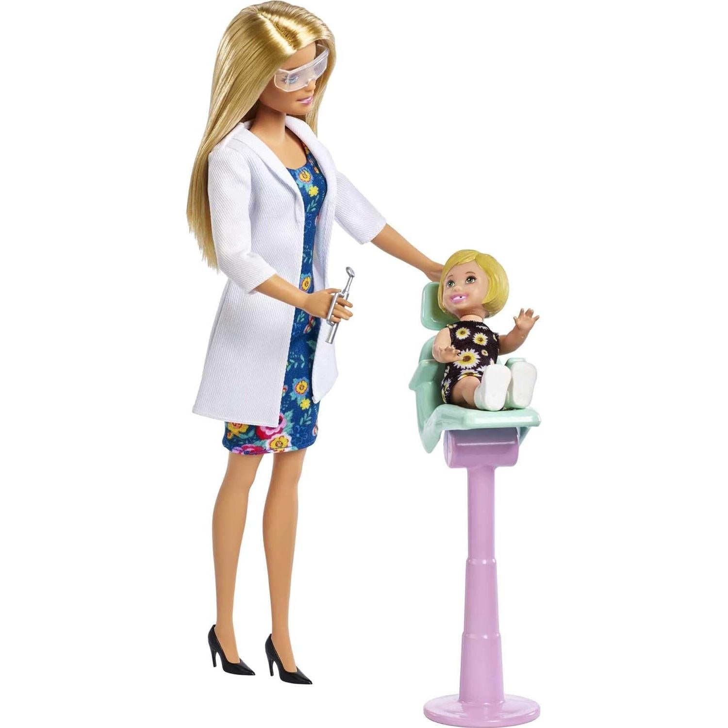 Juego de Dentista Barbie con Muñeca y Accesorios - Mattel