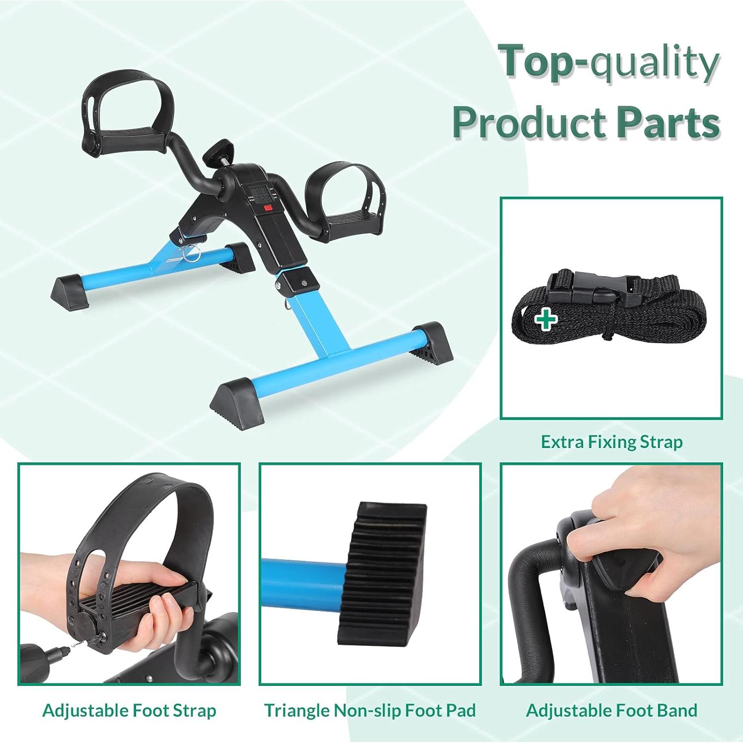 Ejercitador de Pedales VIVIJASON Plegable Mini para Brazo/Pierna