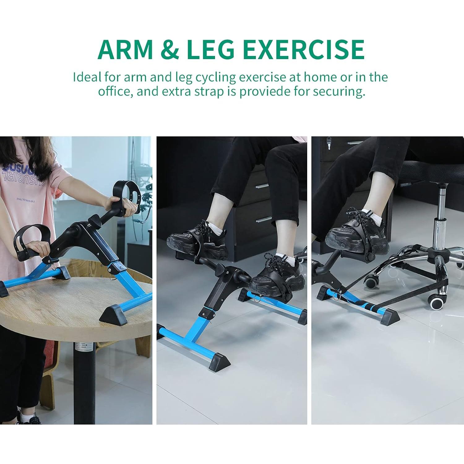 Ejercitador de Pedales VIVIJASON Plegable Mini para Brazo/Pierna