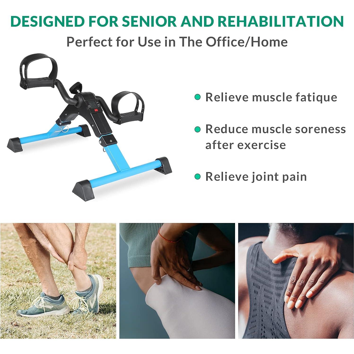 Ejercitador de Pedales VIVIJASON Plegable Mini para Brazo/Pierna