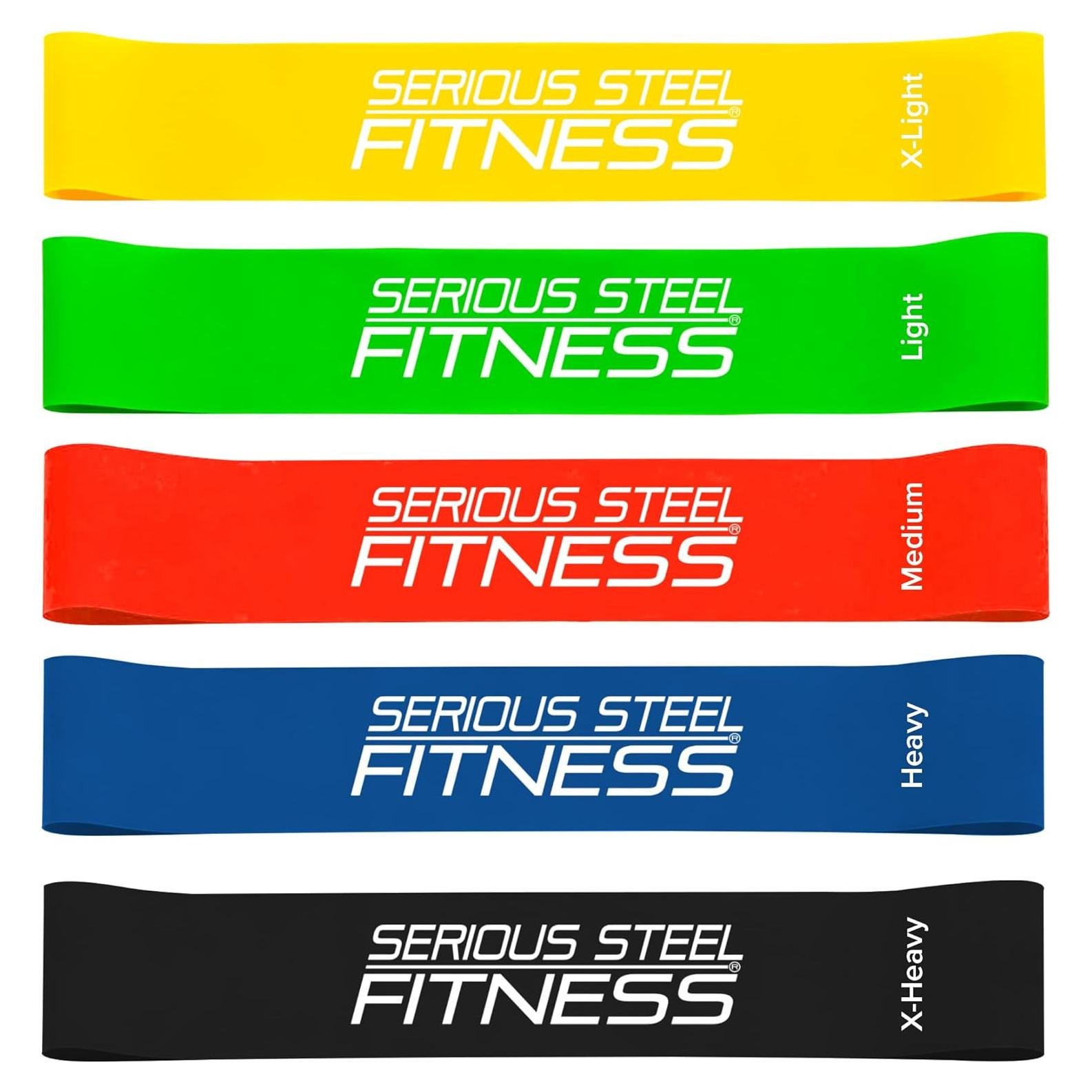Bandas de Resistencia Mini Serious Steel 30.48 cm - 5 Niveles