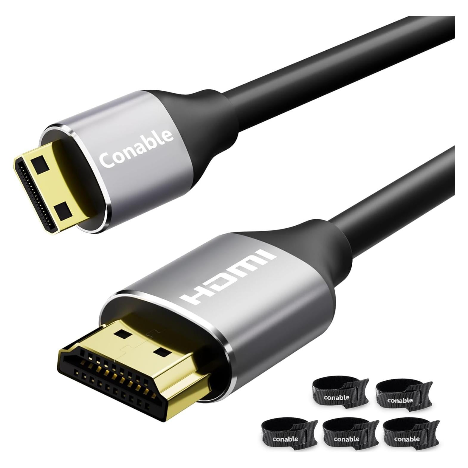 Cable HDMI a Mini HDMI 3.66m Conable 4K 60Hz Alta Velocidad