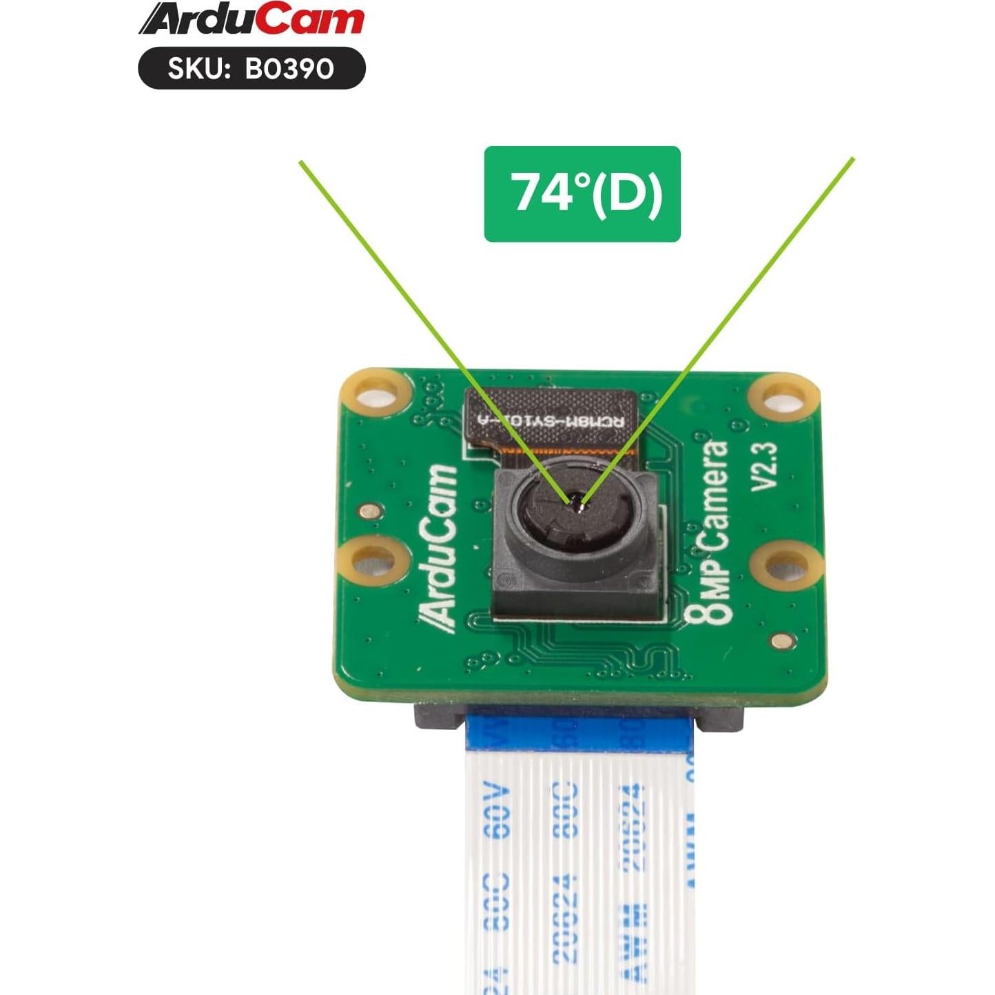 Módulo de Cámara Arducam 8MP para Raspberry Pi IMX219