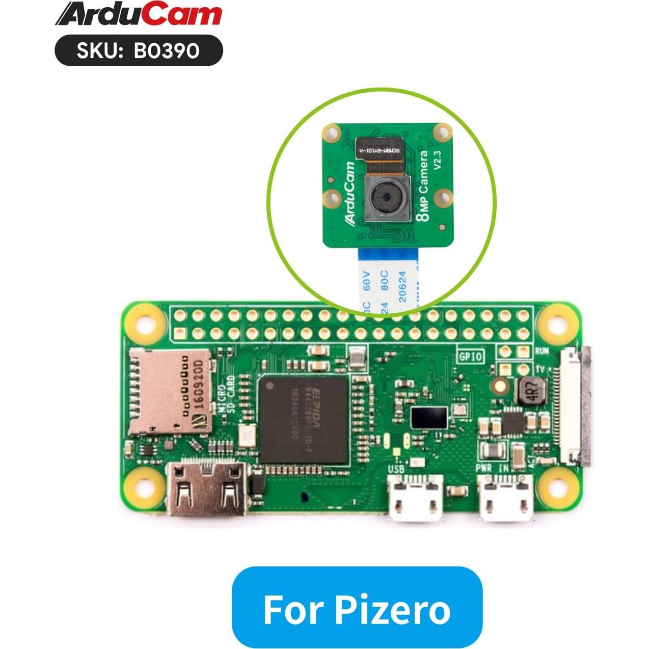 Módulo de Cámara Arducam 8MP para Raspberry Pi IMX219