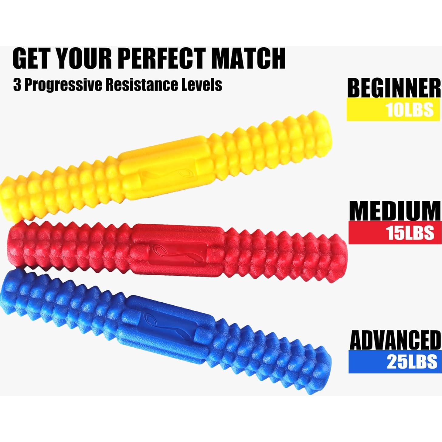 FlexBar TAVIEW para terapia física y fortalecimiento de agarre