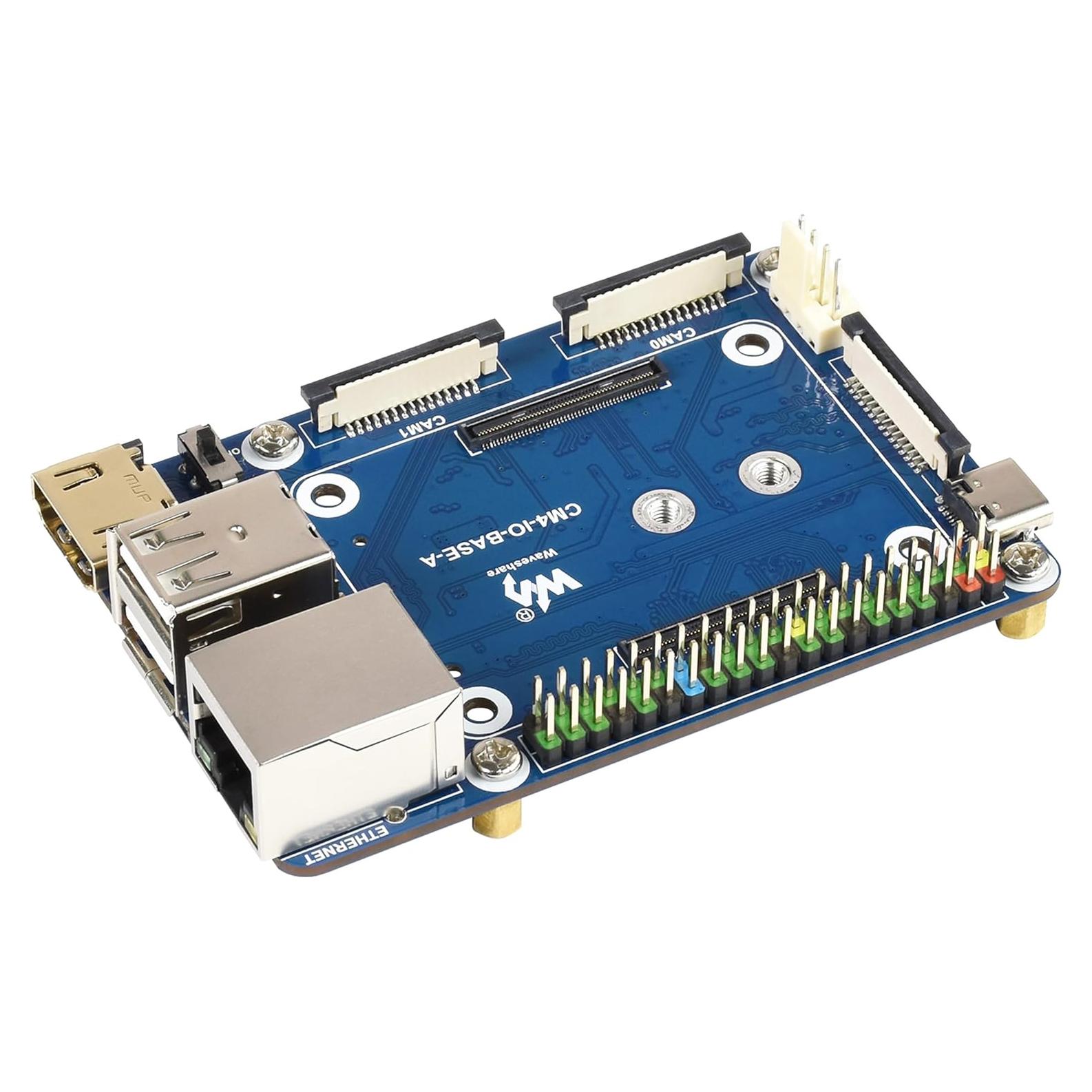 Mini Base Board A Waveshare para Raspberry Pi CM4 con GPIO 40PIN