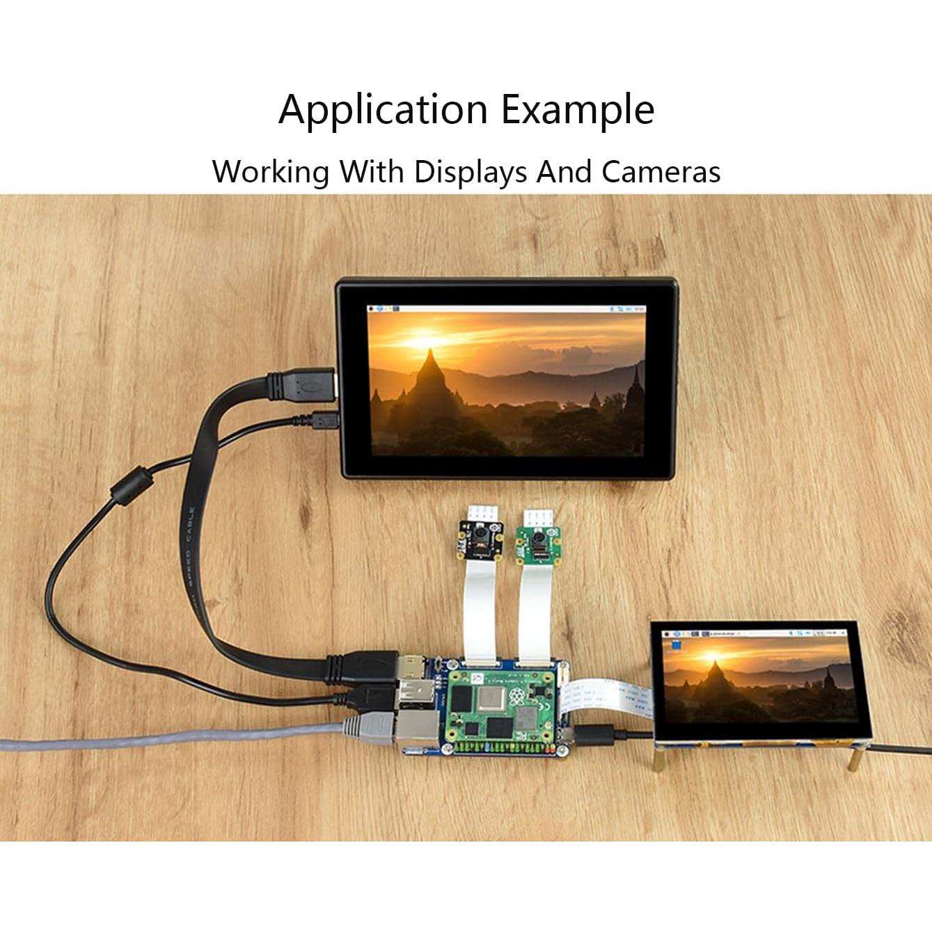 Mini Base Board A Waveshare para Raspberry Pi CM4 con GPIO 40PIN