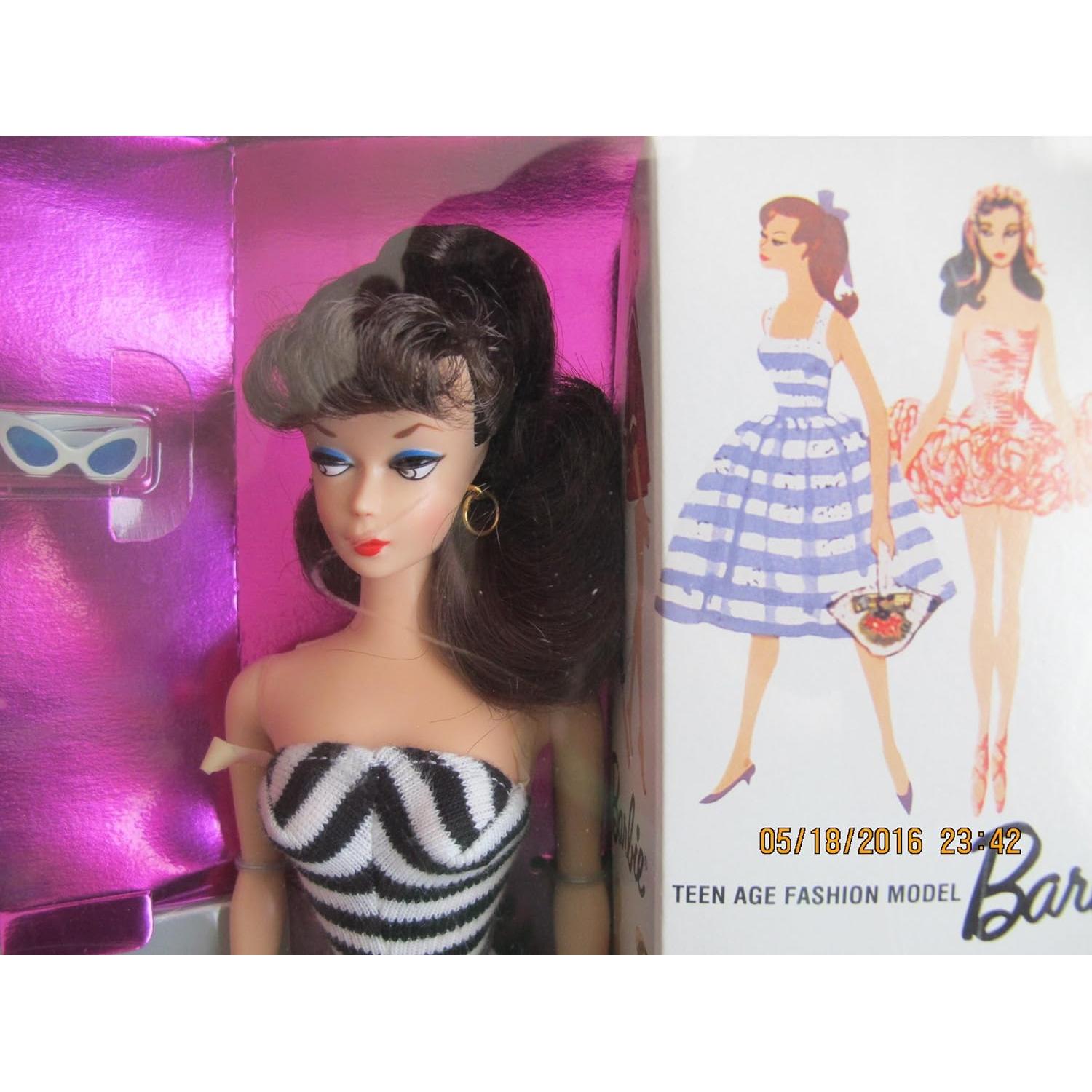 Muñeca Barbie 35 Aniversario Mattel Cabello Castaño 29.2 cm