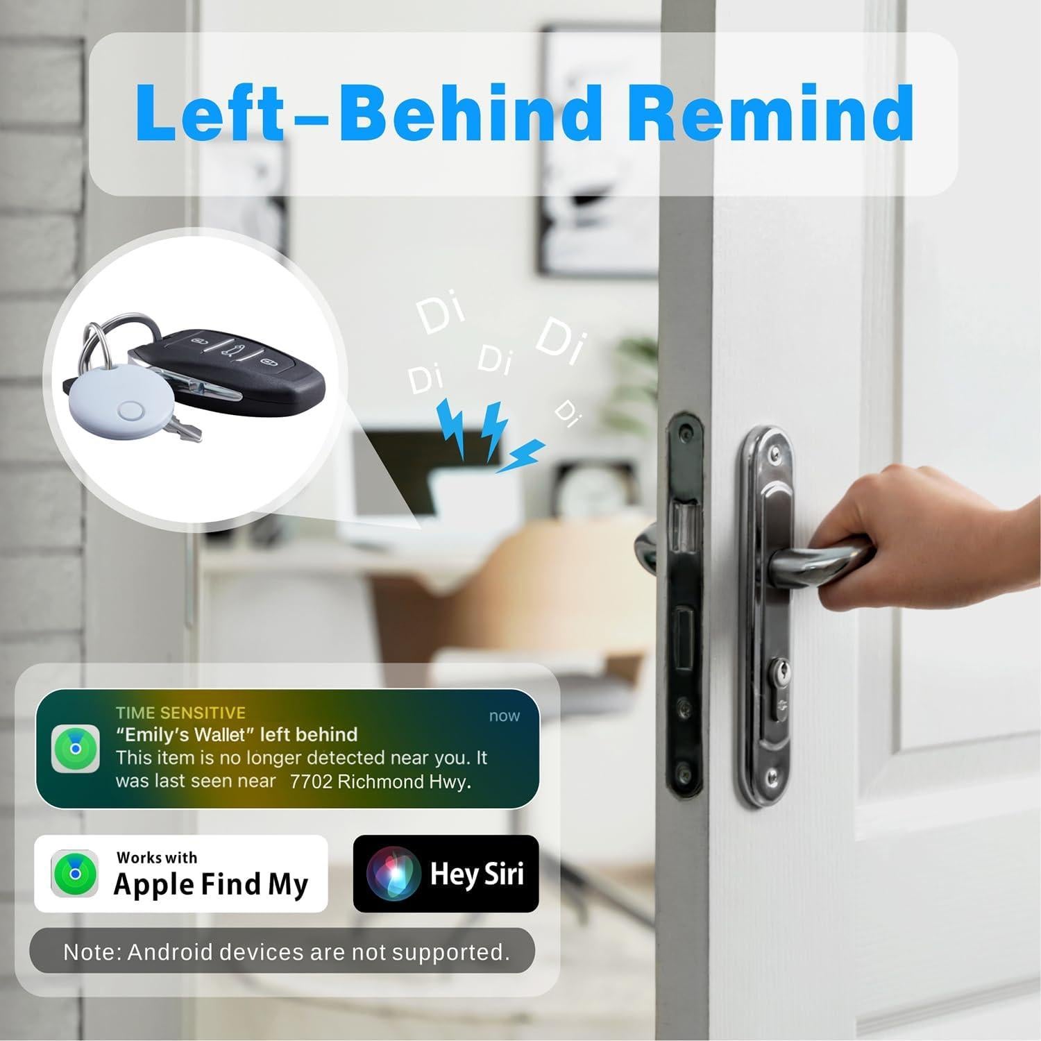 Rastreador Bluetooth Bestray HB02 Azul Impermeable IP67