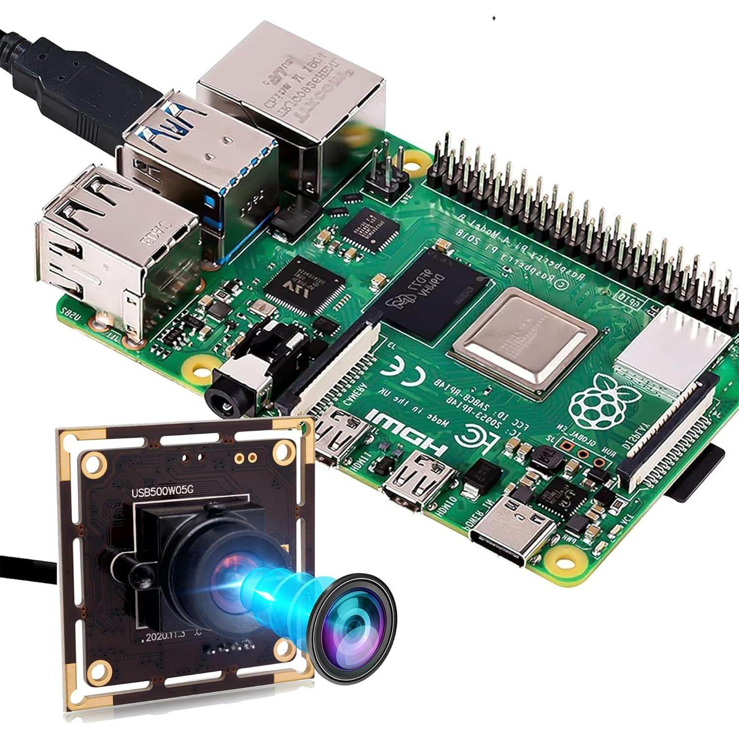 Cámara USB 5MP IFWATER con lente 100° sin distorsión