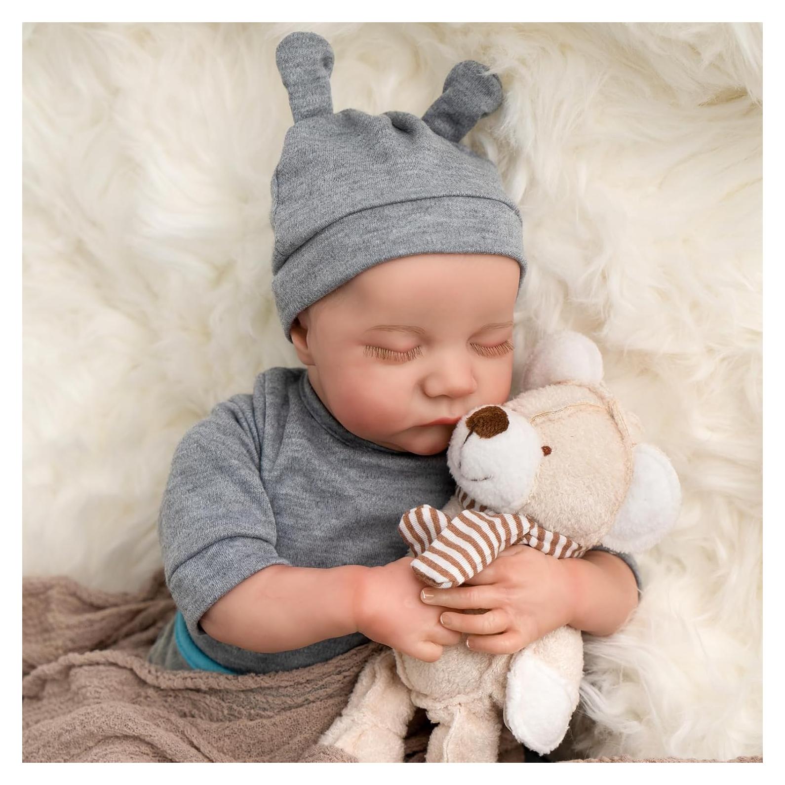 Muñeca Reborn Jirachi 43 cm Realista con Kit de Alimentación