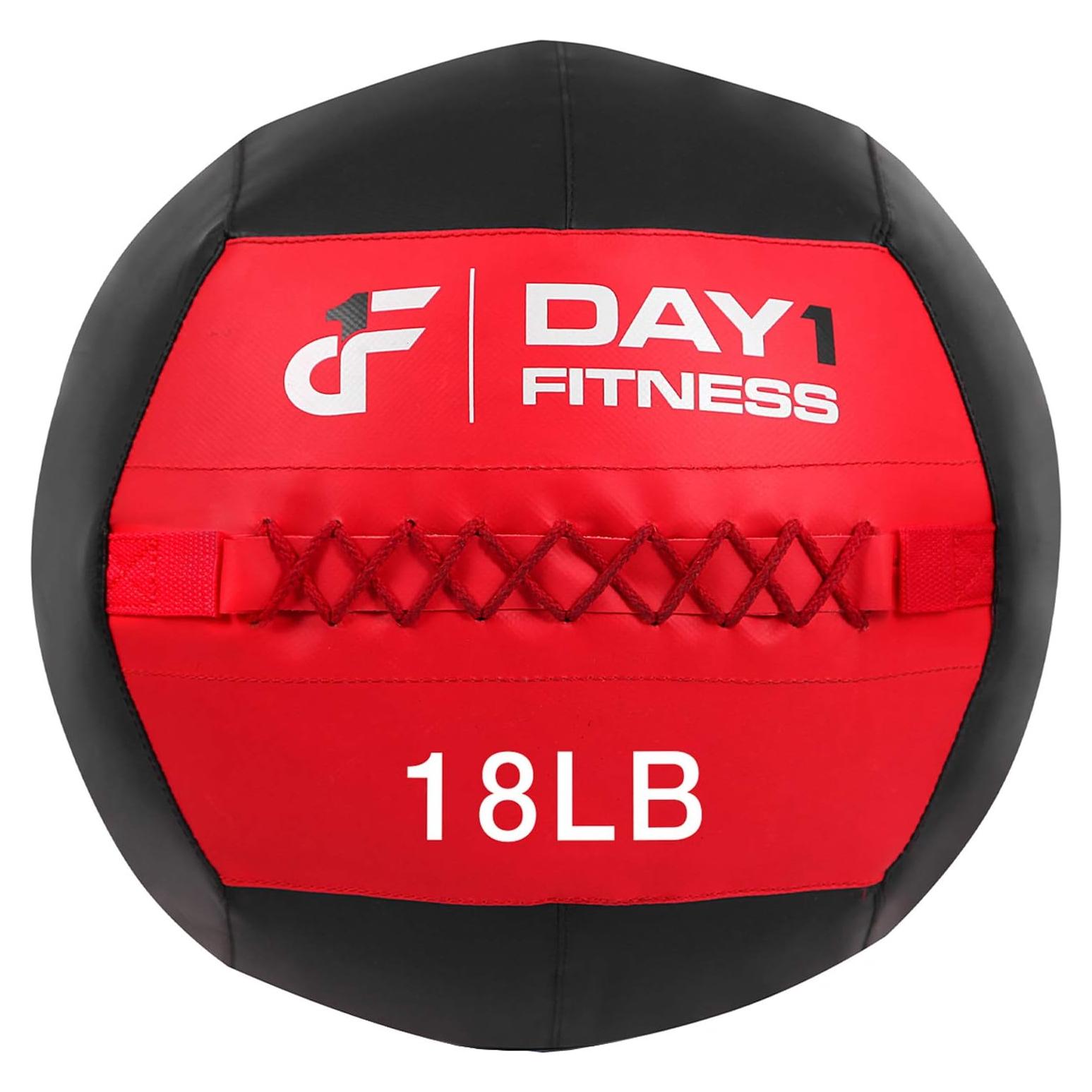 Bola de Medicina Day 1 Fitness 8.16 kg Negro/Rojo 35.56 cm