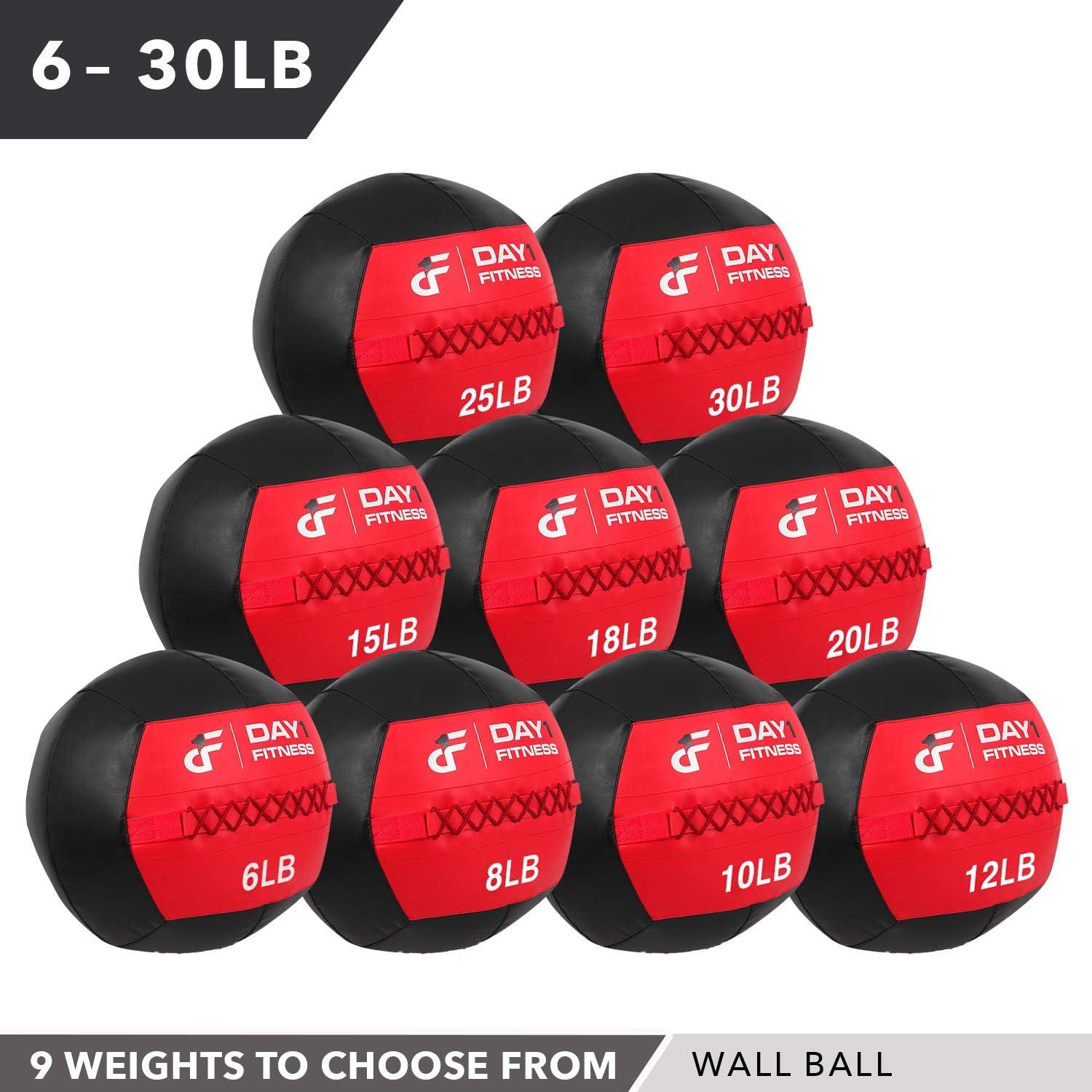 Bola de Medicina Day 1 Fitness 8.16 kg Negro/Rojo 35.56 cm