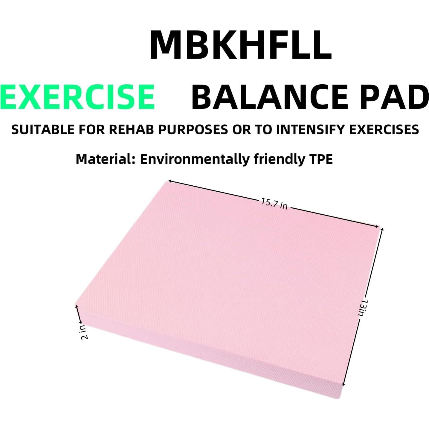 Almohadilla de Equilibrio MBKHFLL Rosa 39.9x33x5.1 cm Antideslizante