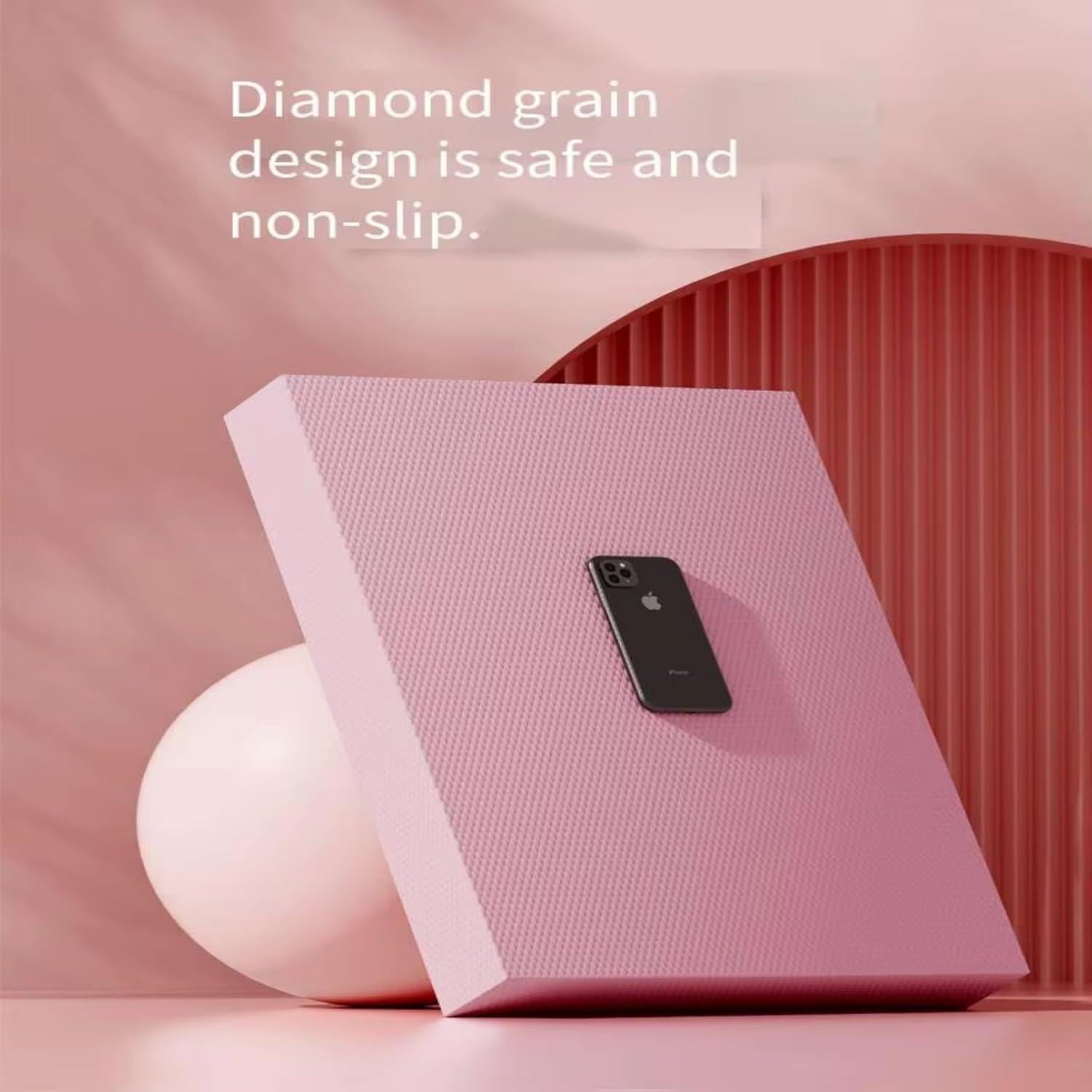 Almohadilla de Equilibrio MBKHFLL Rosa 39.9x33x5.1 cm Antideslizante