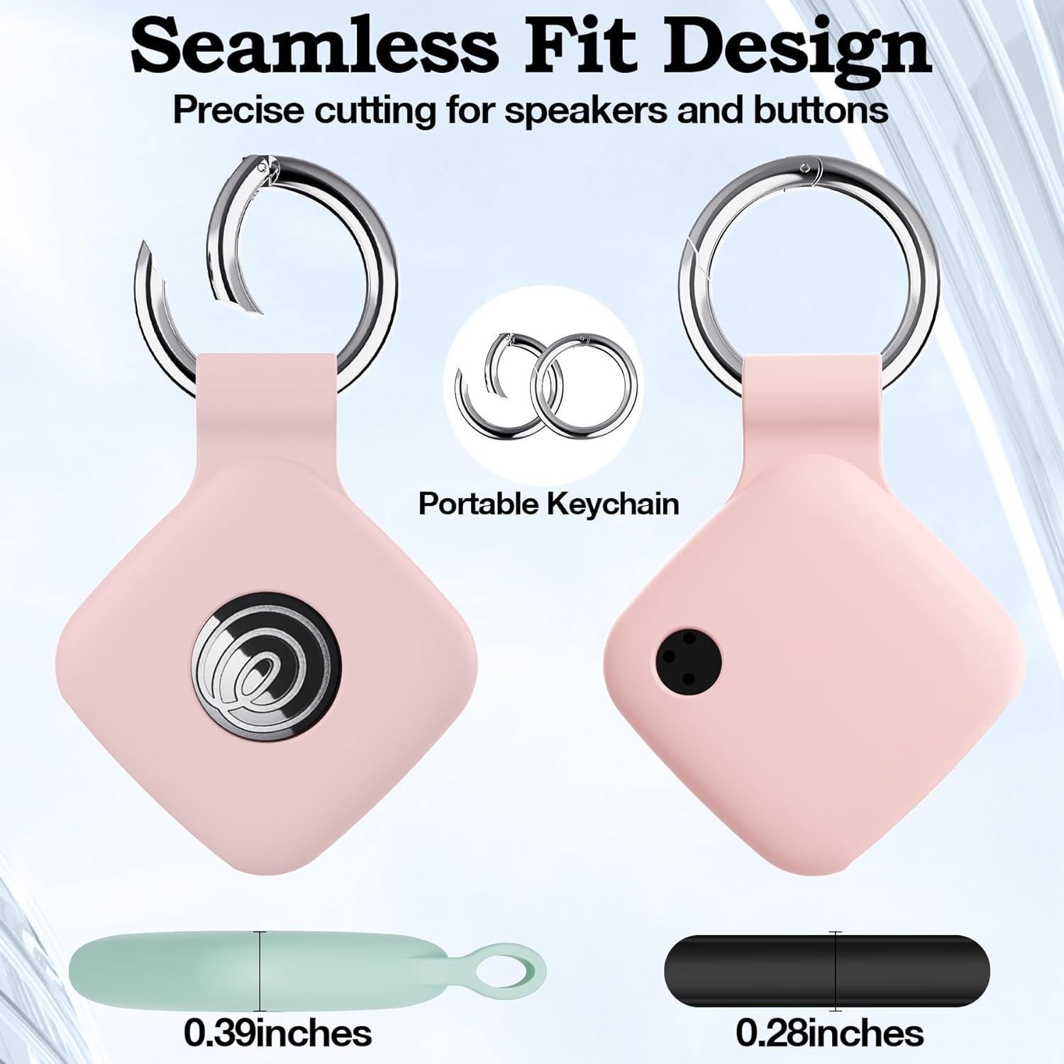 Funda de Silicona YWXTW para Tile Mate 2024 y 2022 - Negro