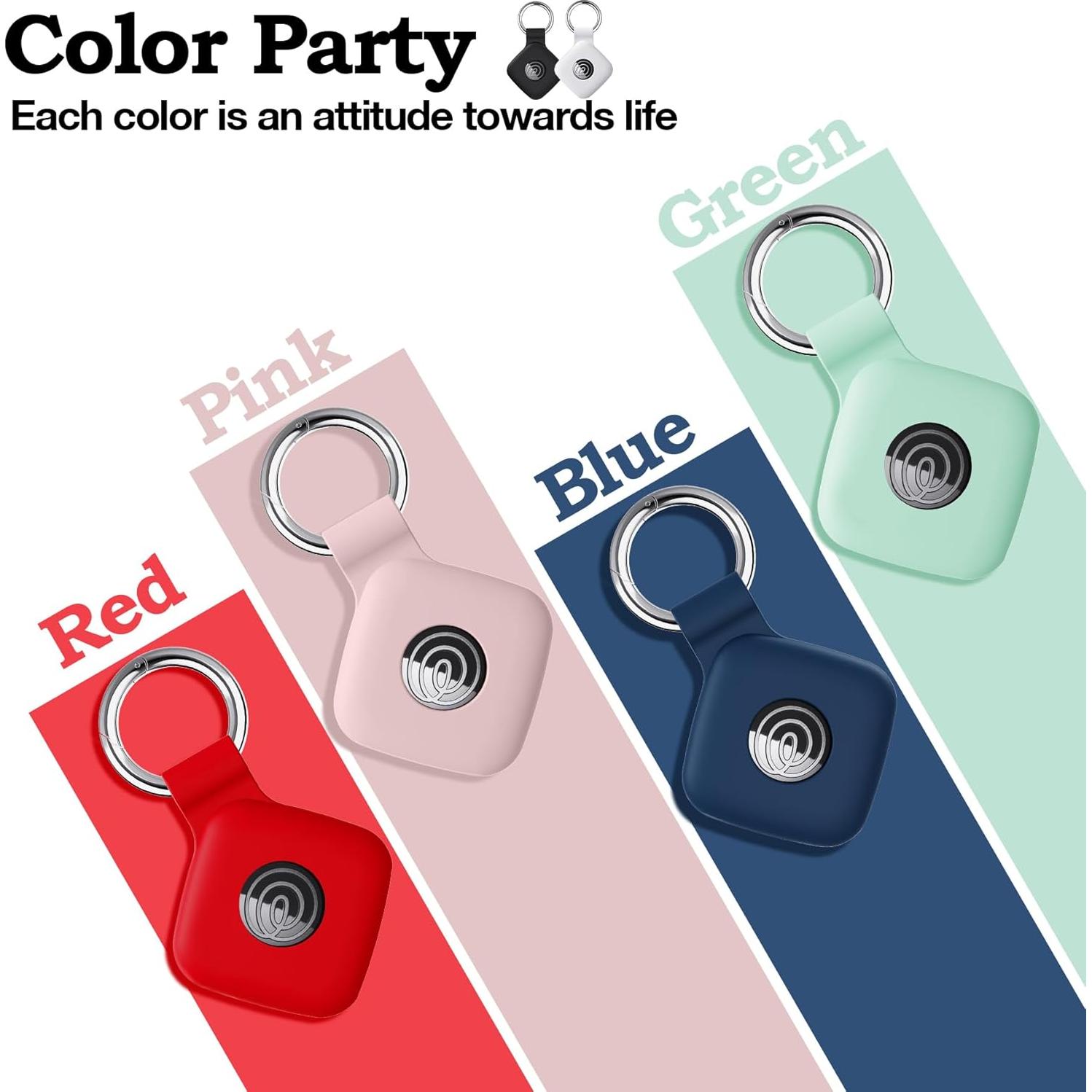 Funda de Silicona YWXTW para Tile Mate 2024 y 2022 - Negro