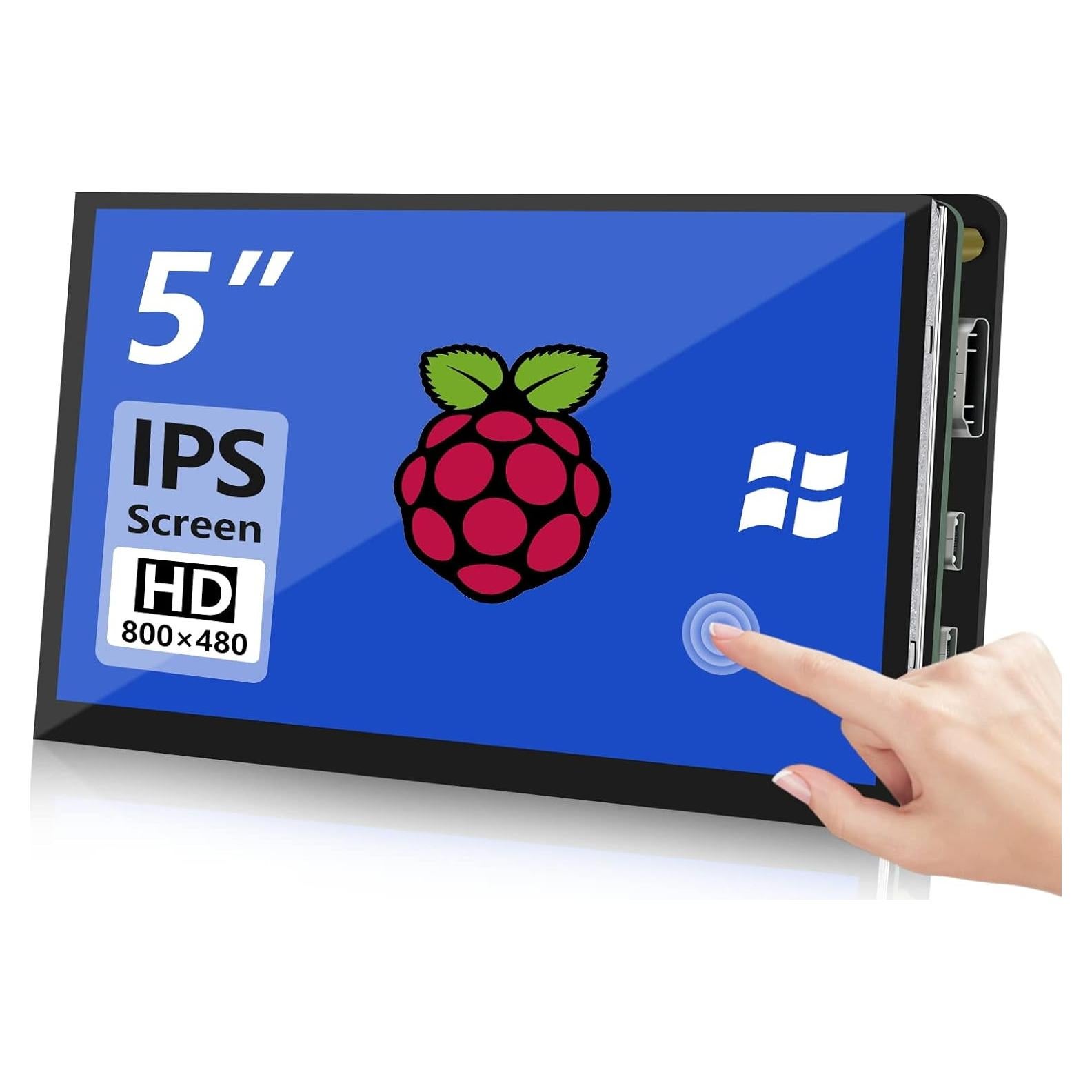 Pantalla Táctil 5" HMTECH para Raspberry Pi 800x480