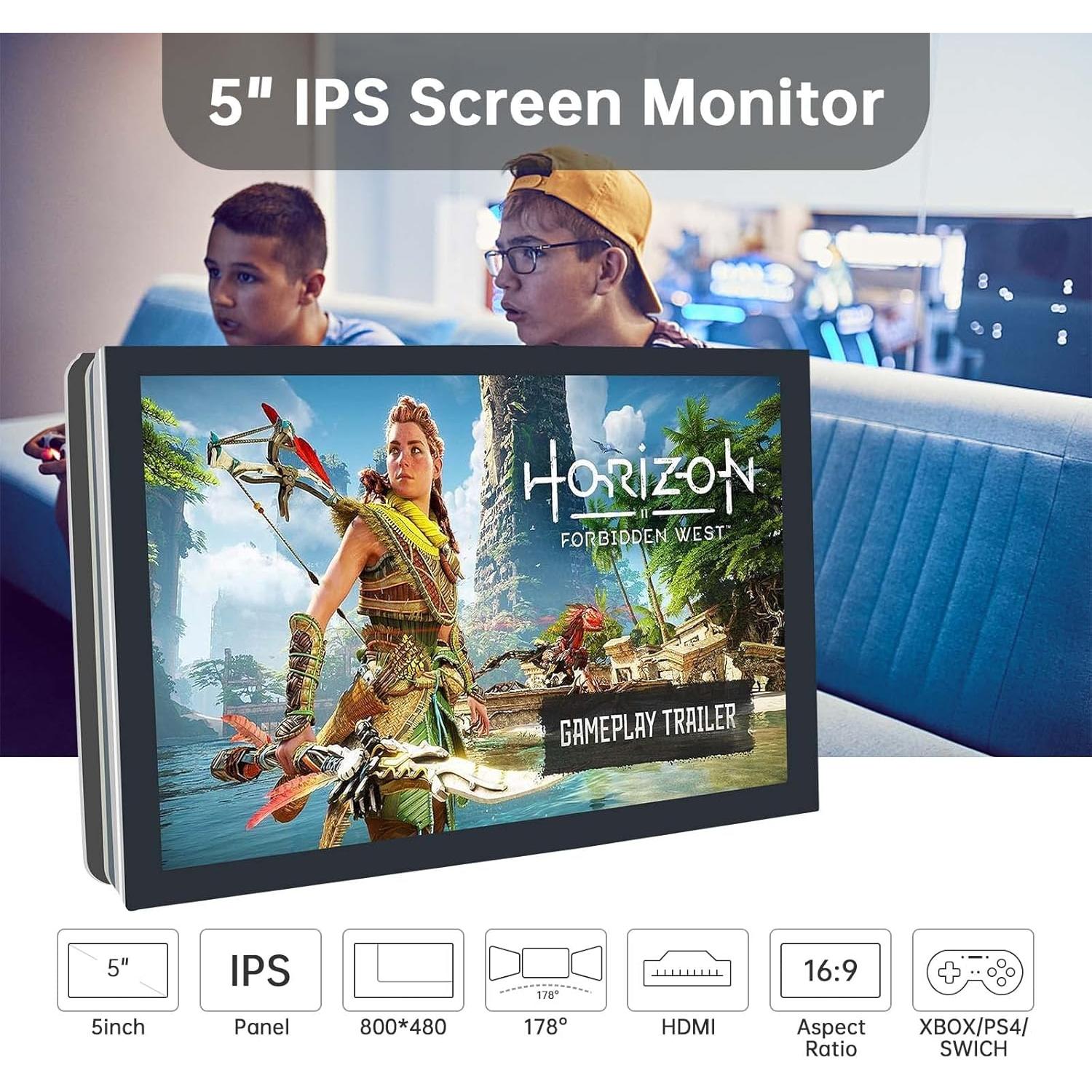 Pantalla Táctil 5" HMTECH para Raspberry Pi 800x480