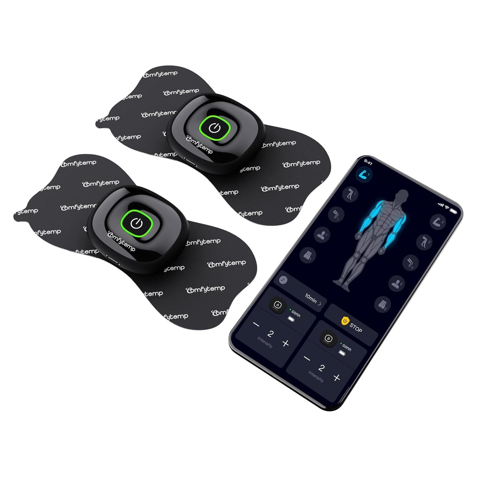 Comfytemp Estimulador Muscular TENS Inalámbrico K6108 32 Modos